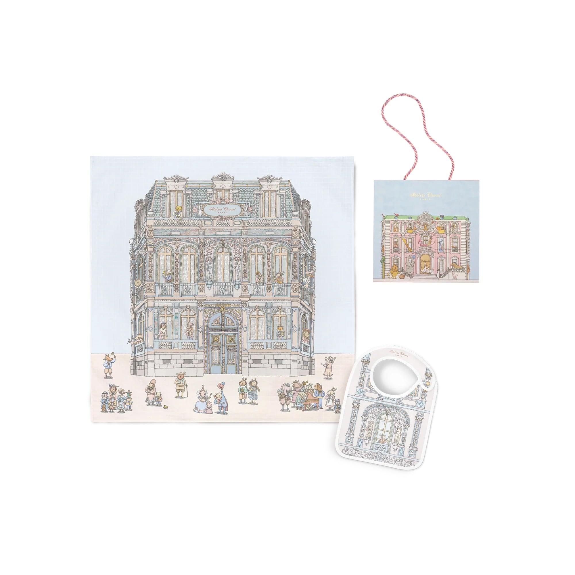 Atelier Choux - Chateau Önlük & Müslin Set