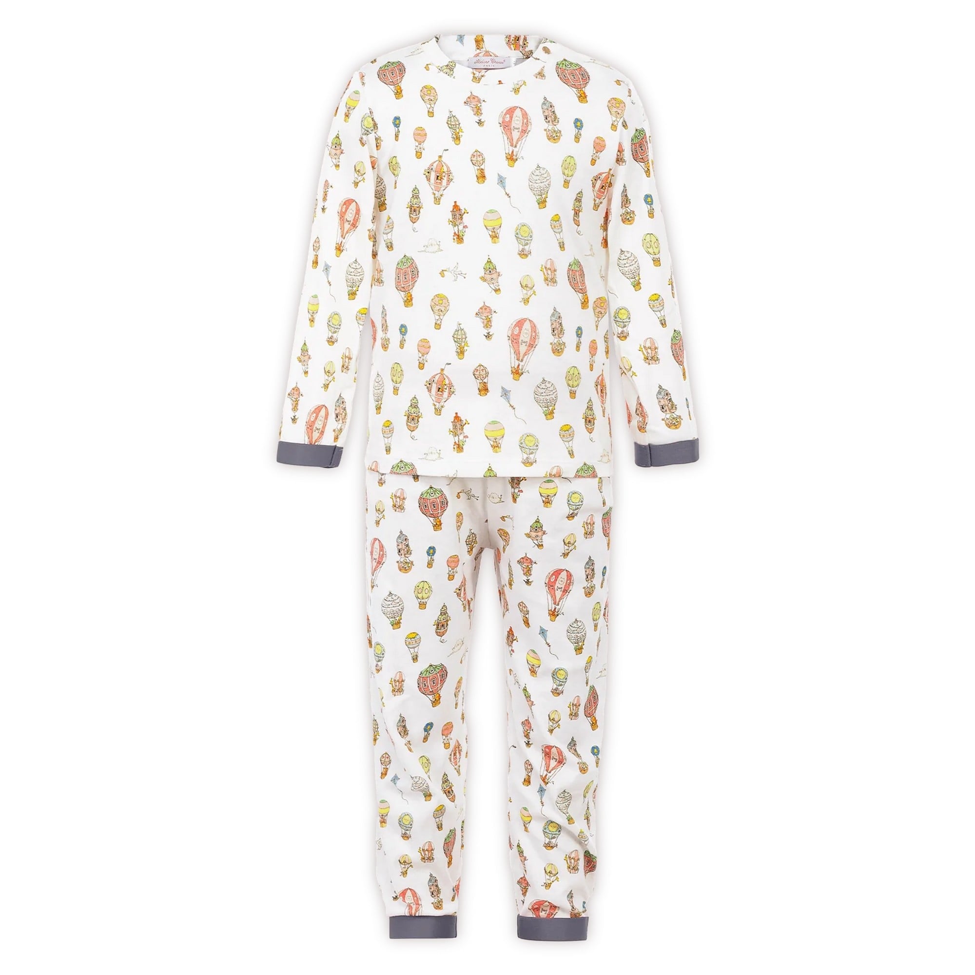 Atelier Choux - Hot Air Balloons Pijama Set Mavi