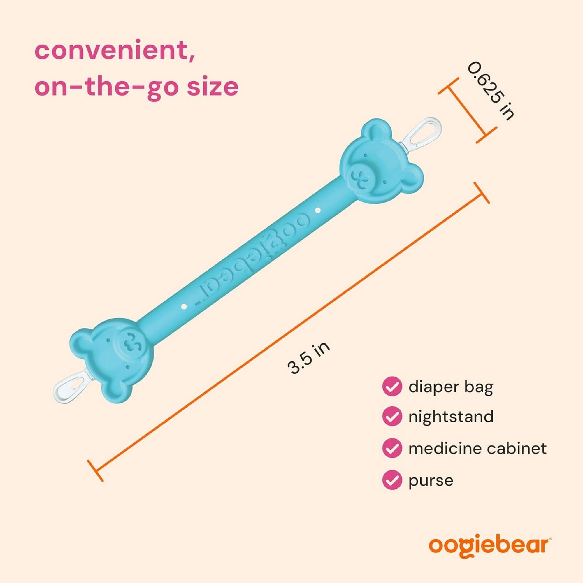 Oogiebear - Burun ve Kulak Temizleyici 1 Adet Mavi