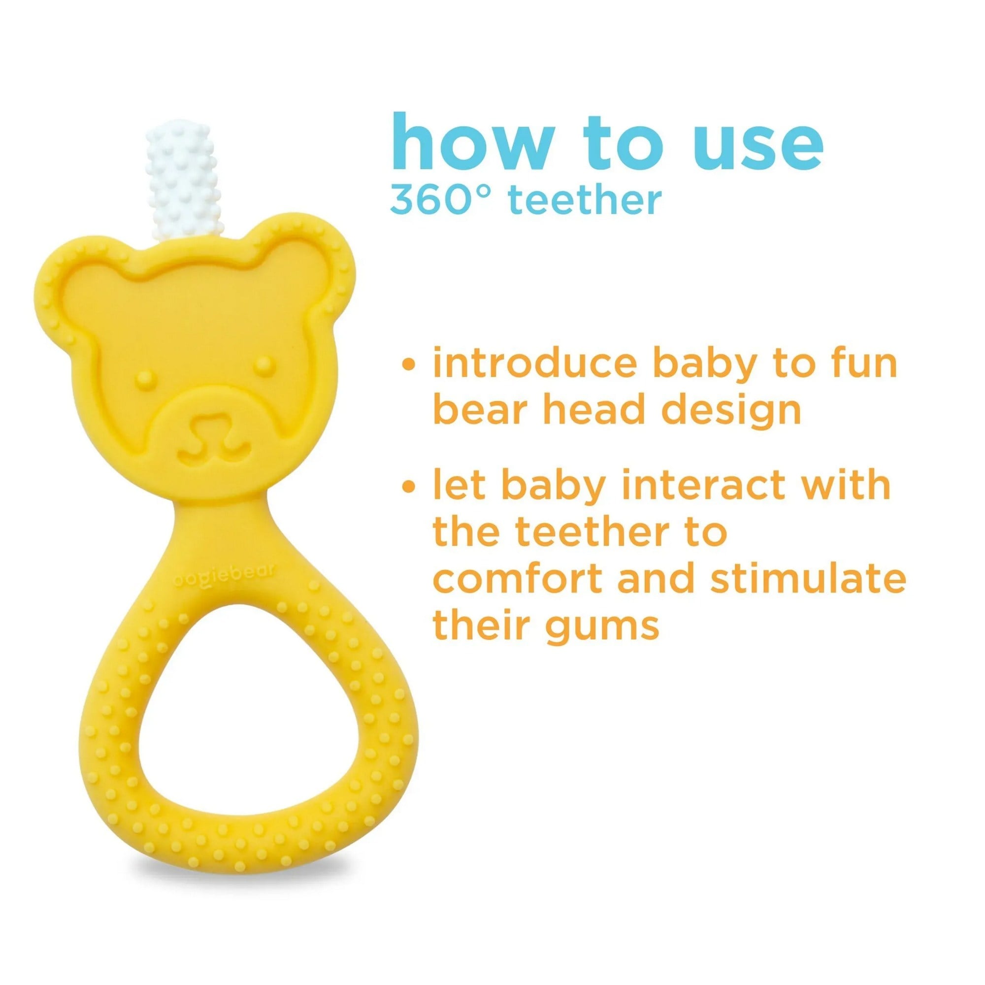 Oogiebear - Diş Kaşıyıcı Sarı