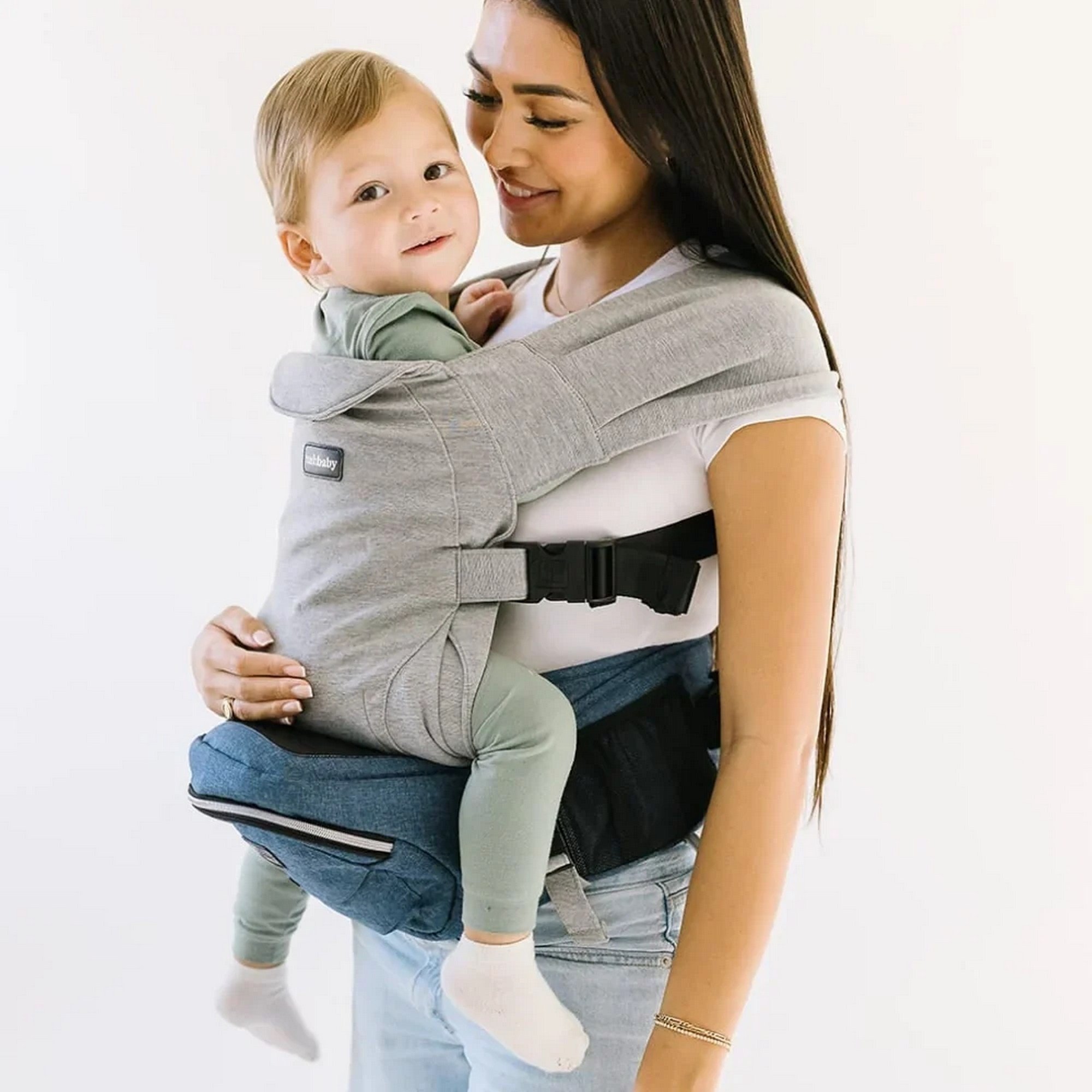 TushBaby - Snug Kanguru Eller Serbest Kullanım Aparatı Gri