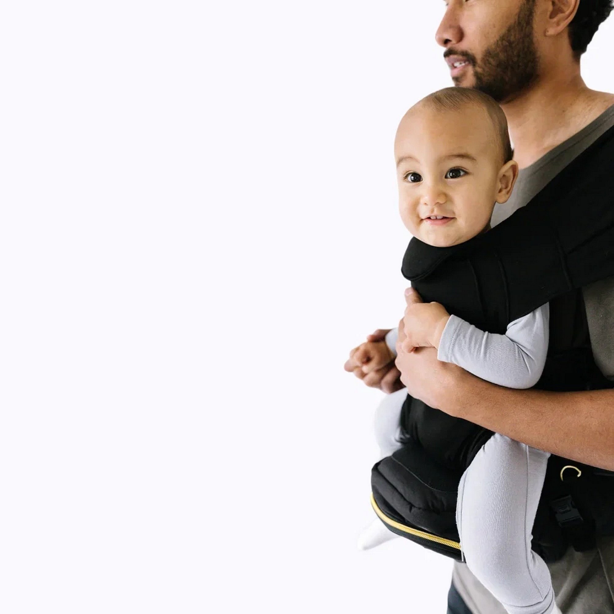 TushBaby - Snug Kanguru Eller Serbest Kullanım Aparatı Siyah