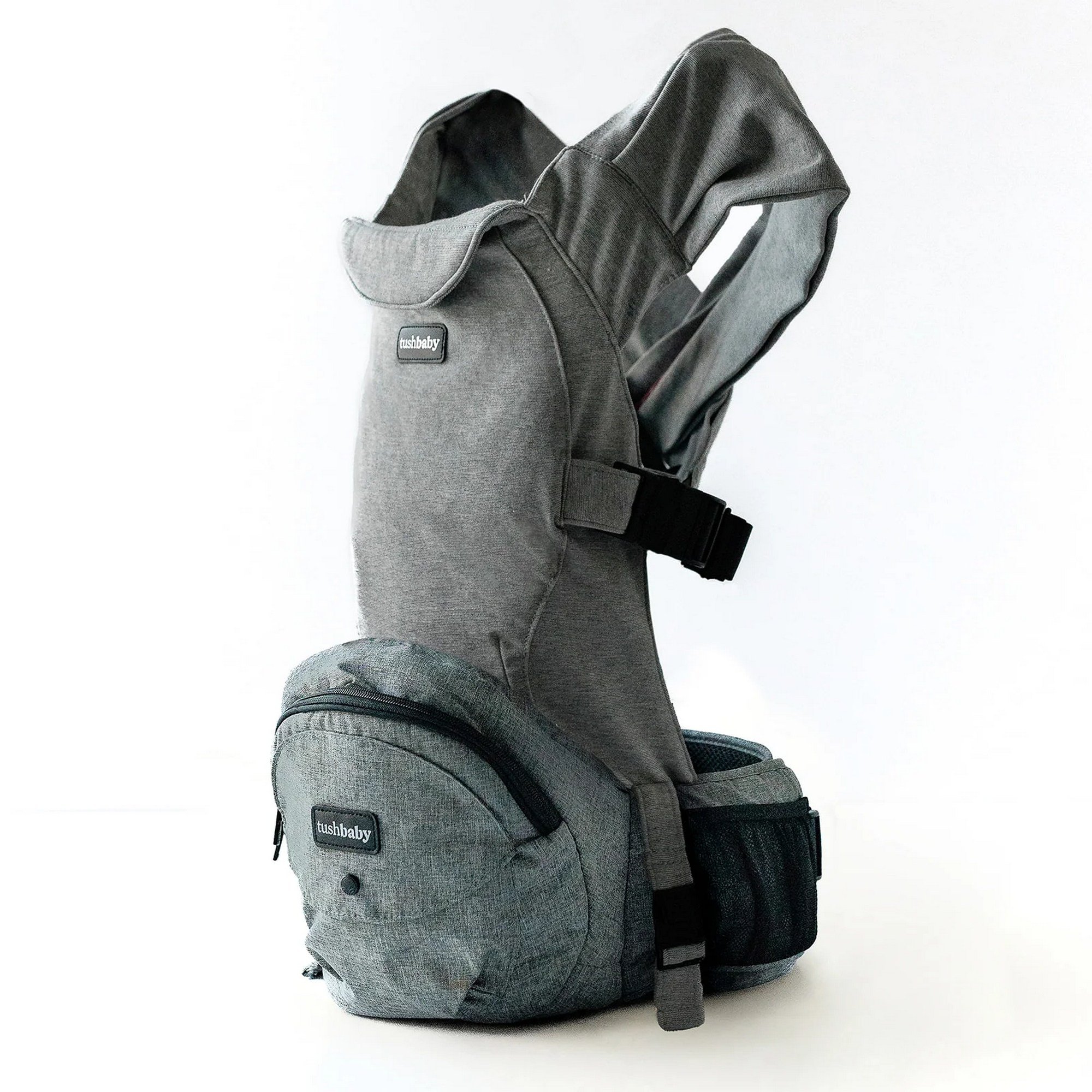 TushBaby - Snug Kanguru Eller Serbest Kullanım Aparatı Gri