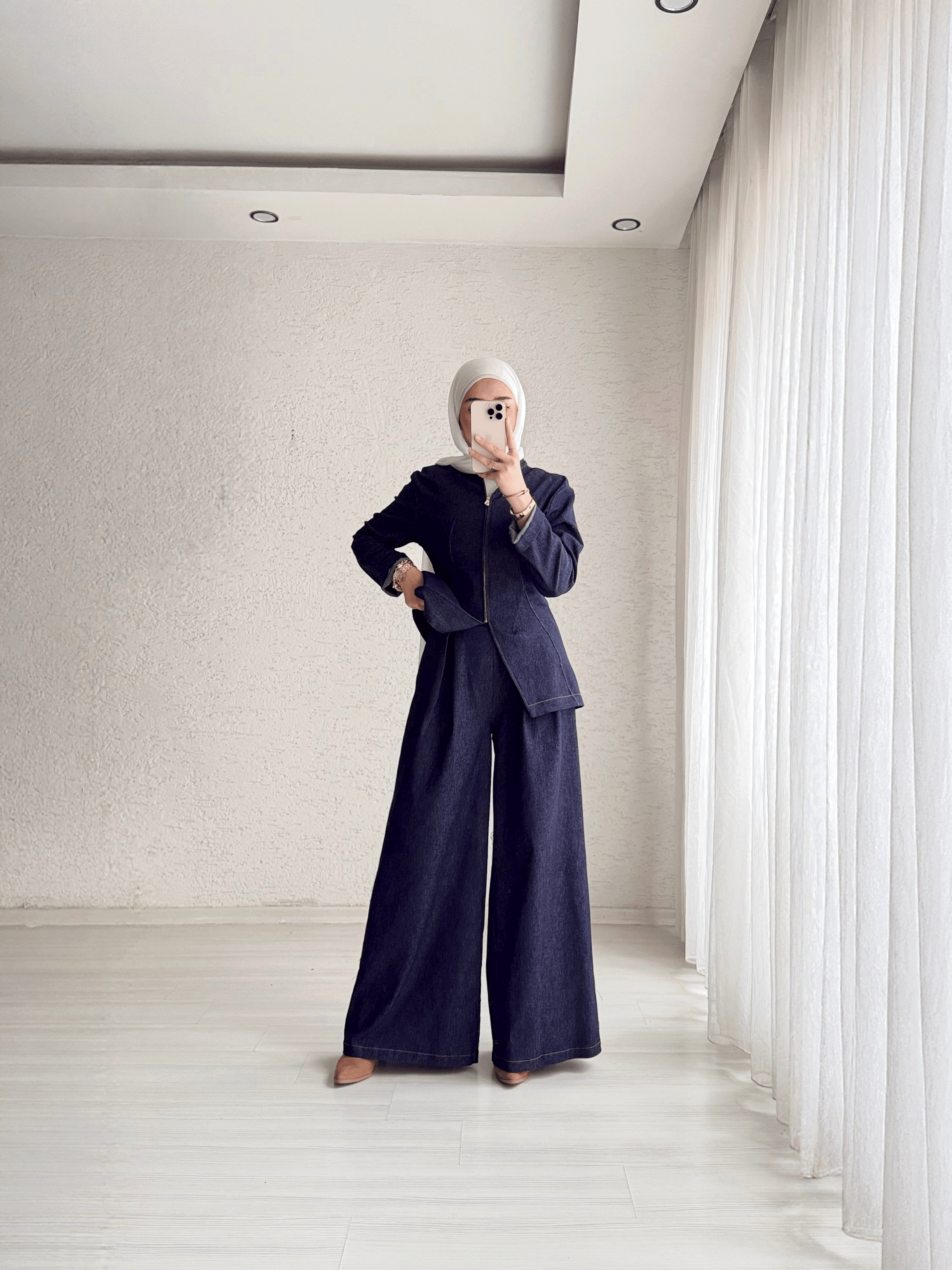 Denim Elegance Takım