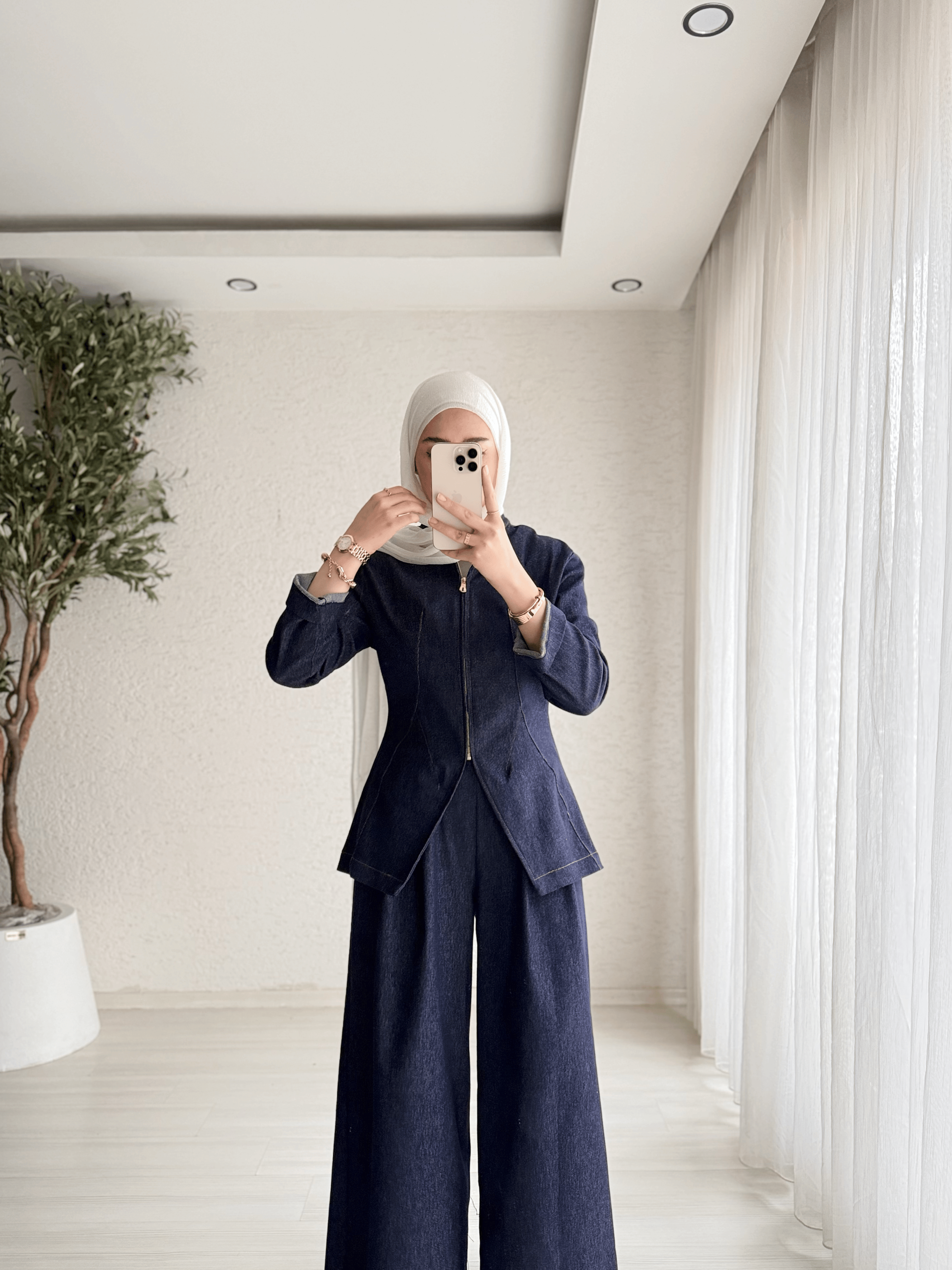 Denim Elegance Takım