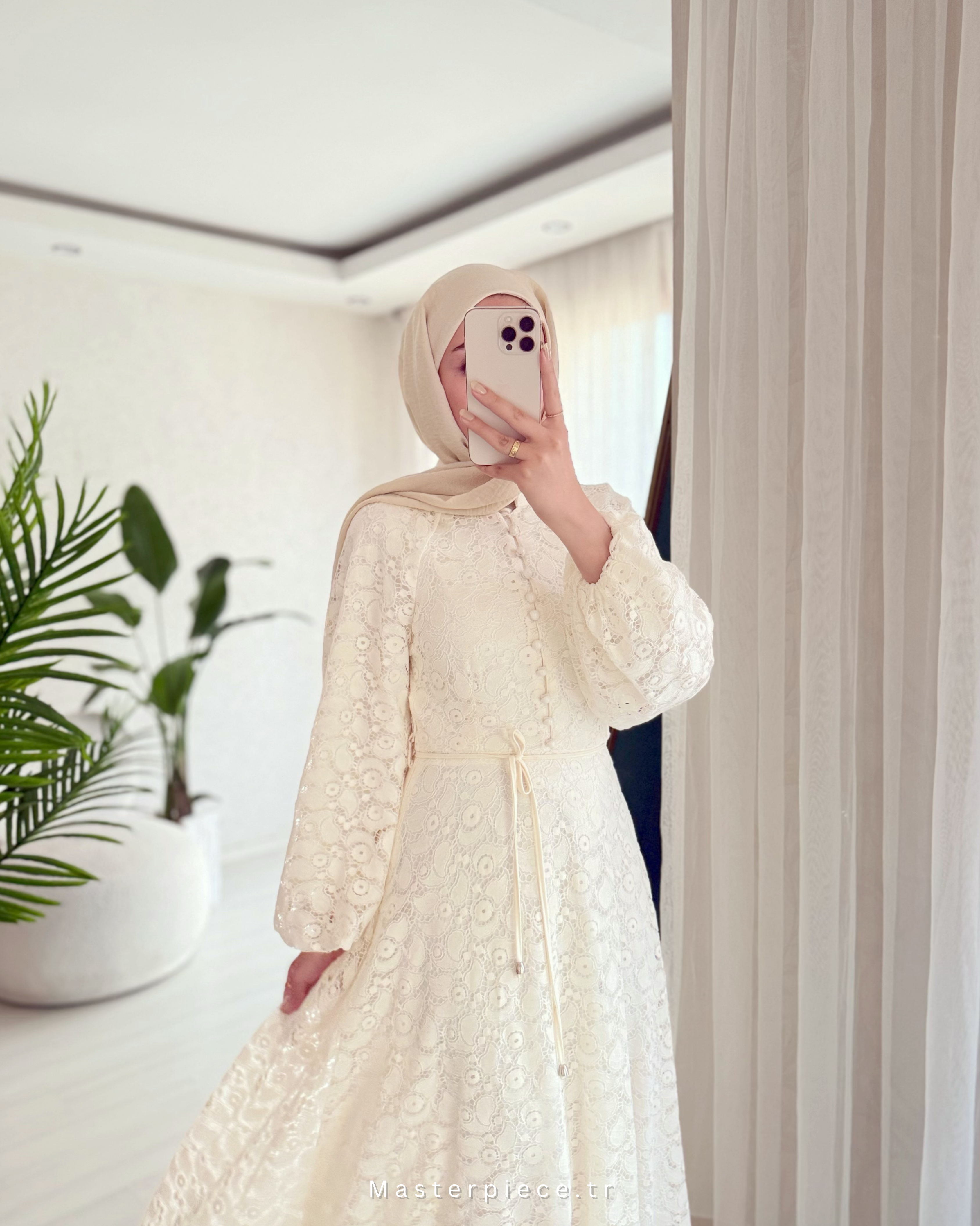 Layla Dantel Elbise 