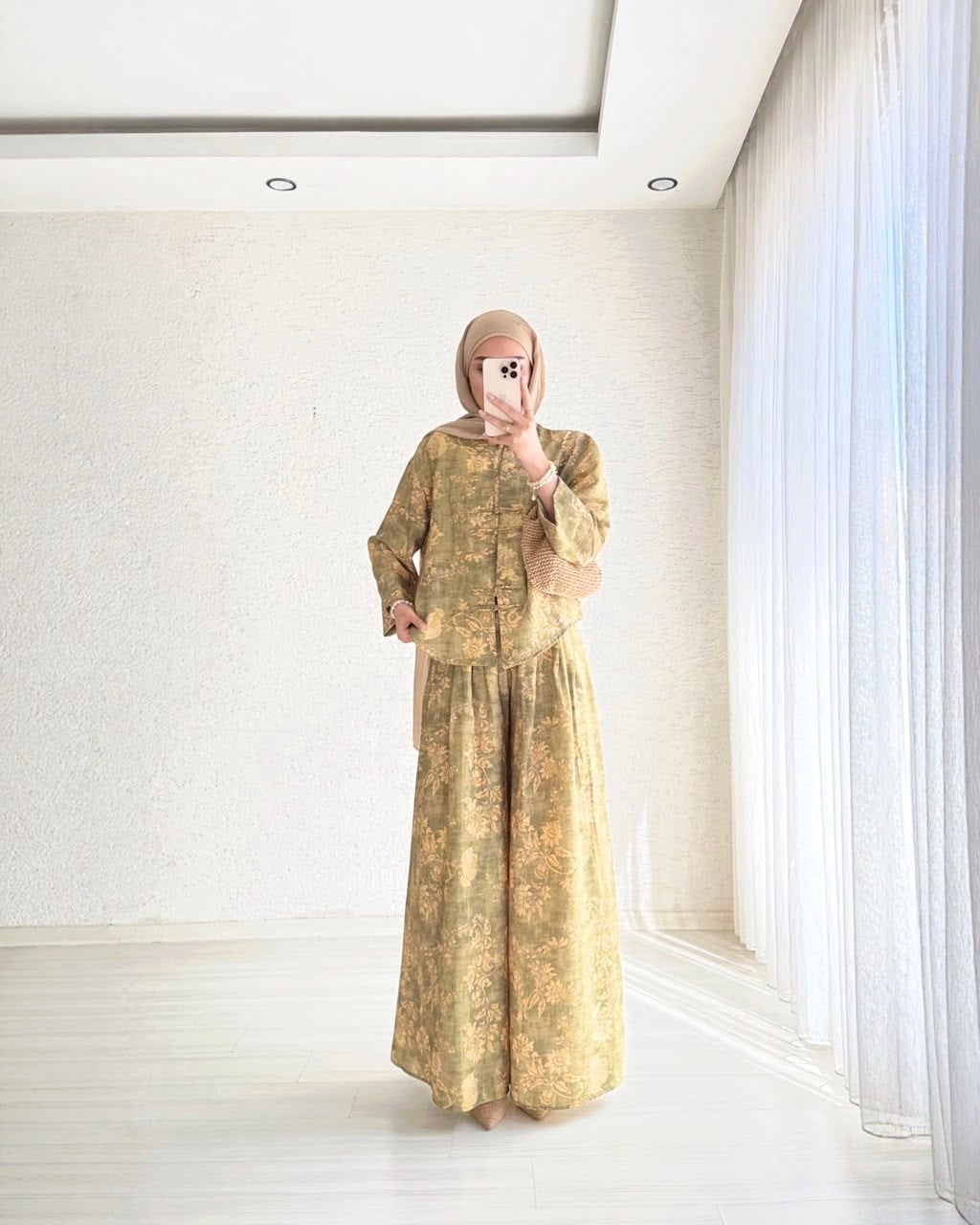 Olivia Desenli Kimono Takım