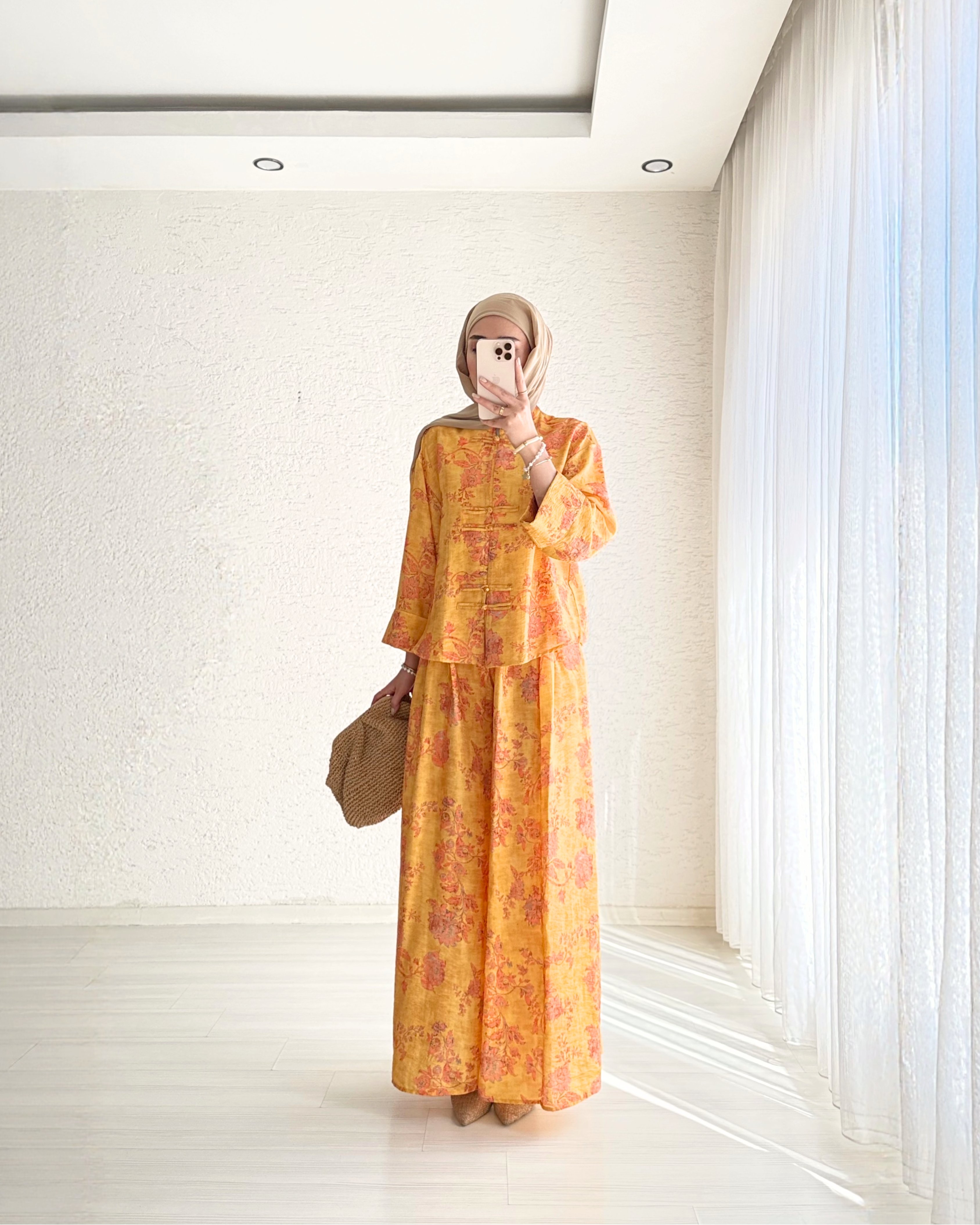 Olivia Desenli Kimono Takım