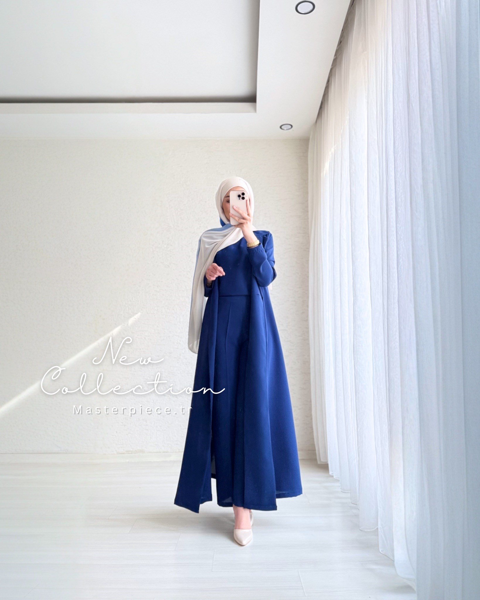 Rima Üçlü Takım (Pantolon Bluz Pelerin)