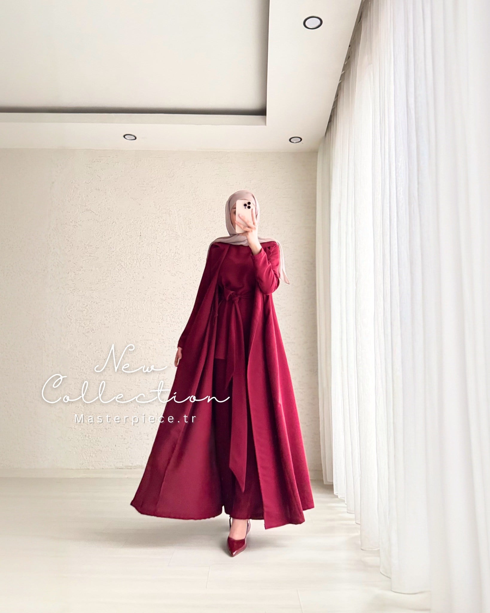 Rima Üçlü Takım (Pantolon Bluz Pelerin)