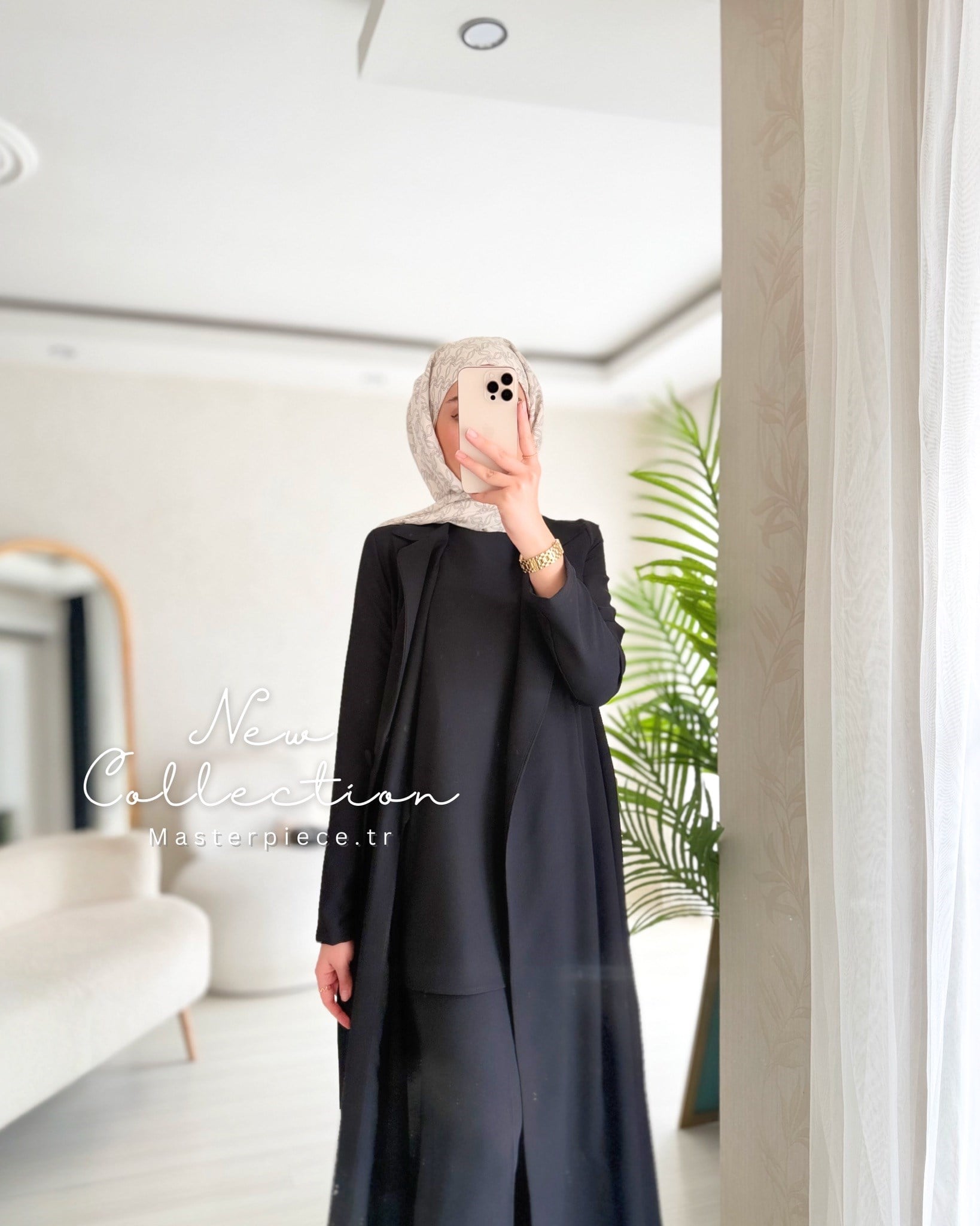 Rima Üçlü Takım (Pantolon Bluz Pelerin)