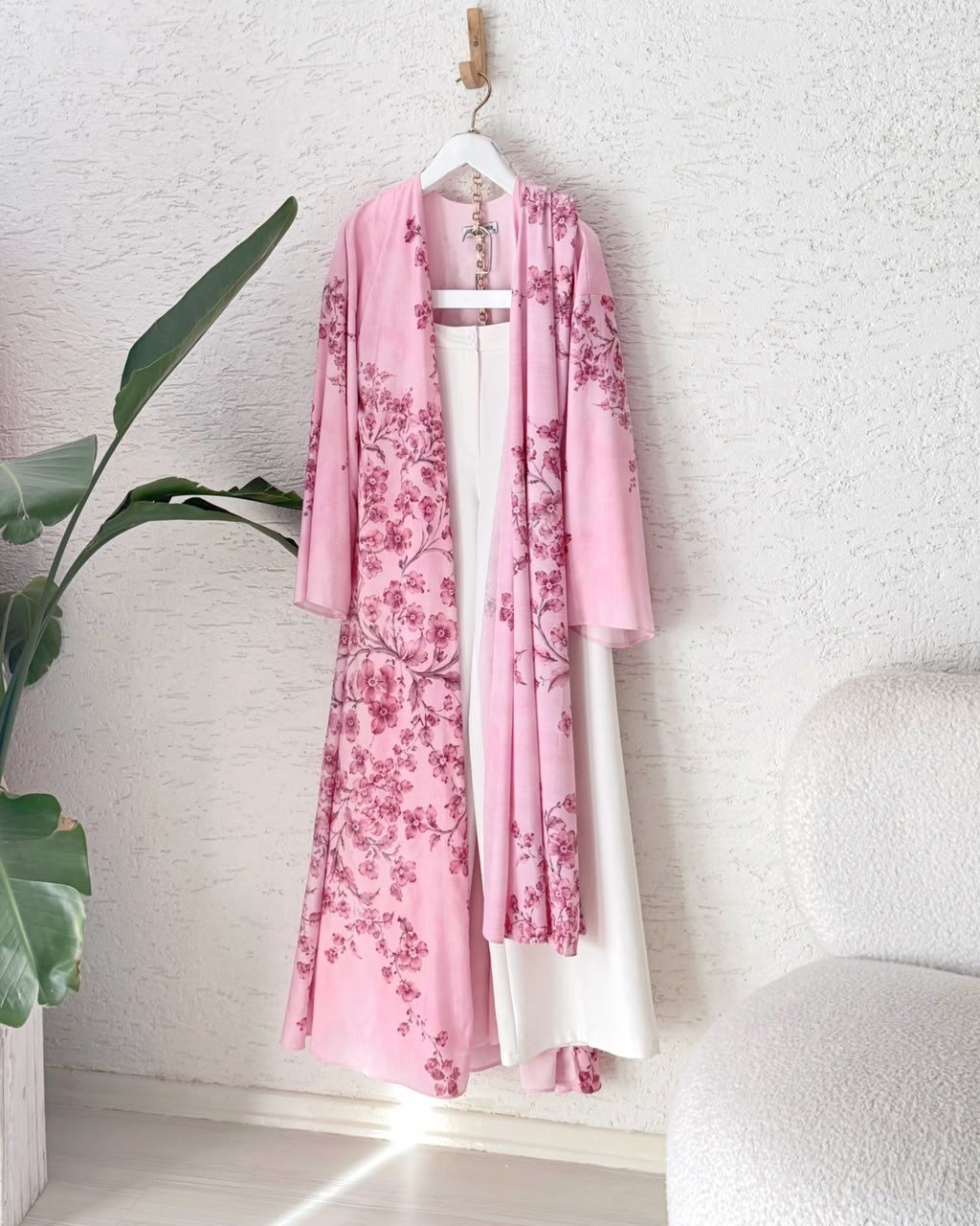 Rosalie Fularlı Şallı Kimono
