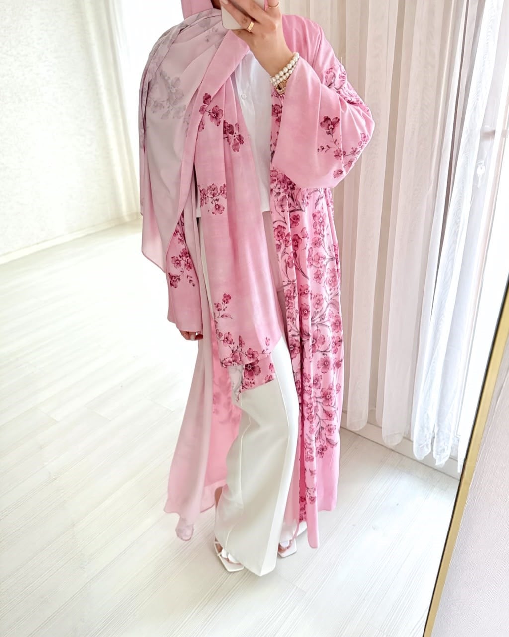 Rosalie Fularlı Şallı Kimono