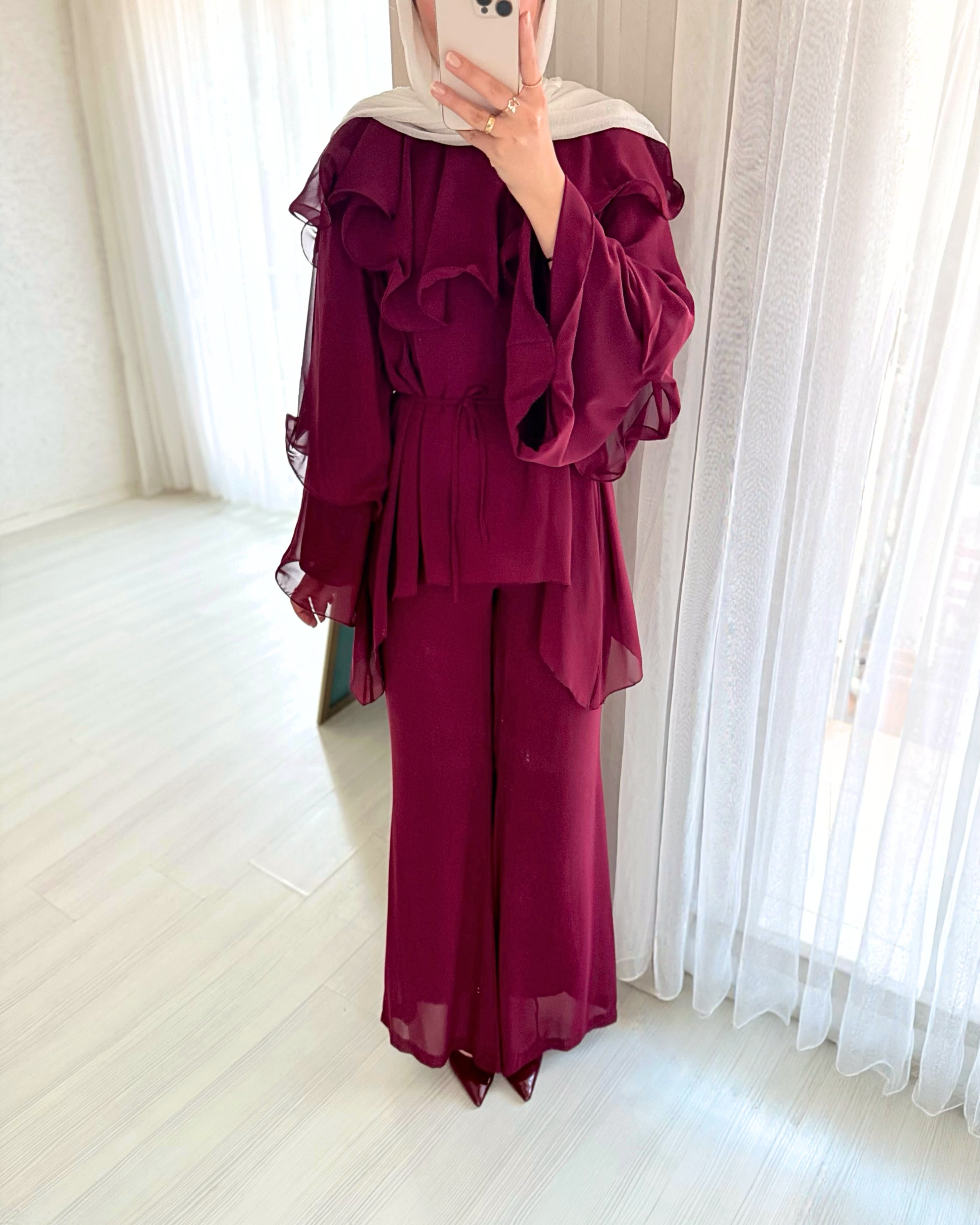 Ruby Şifon İkili Takım 