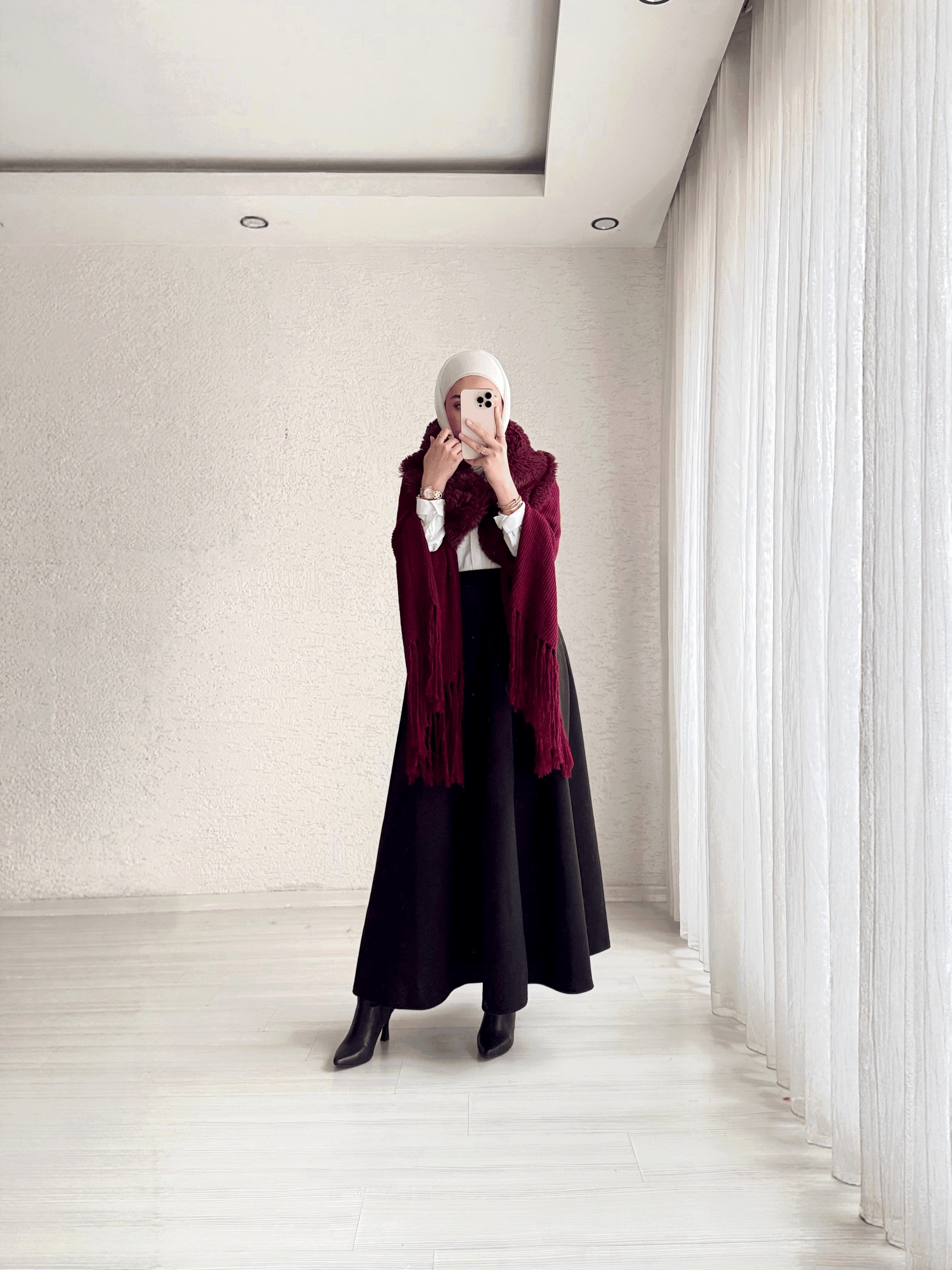 Velvet Touch Kürk Yakalı Triko
