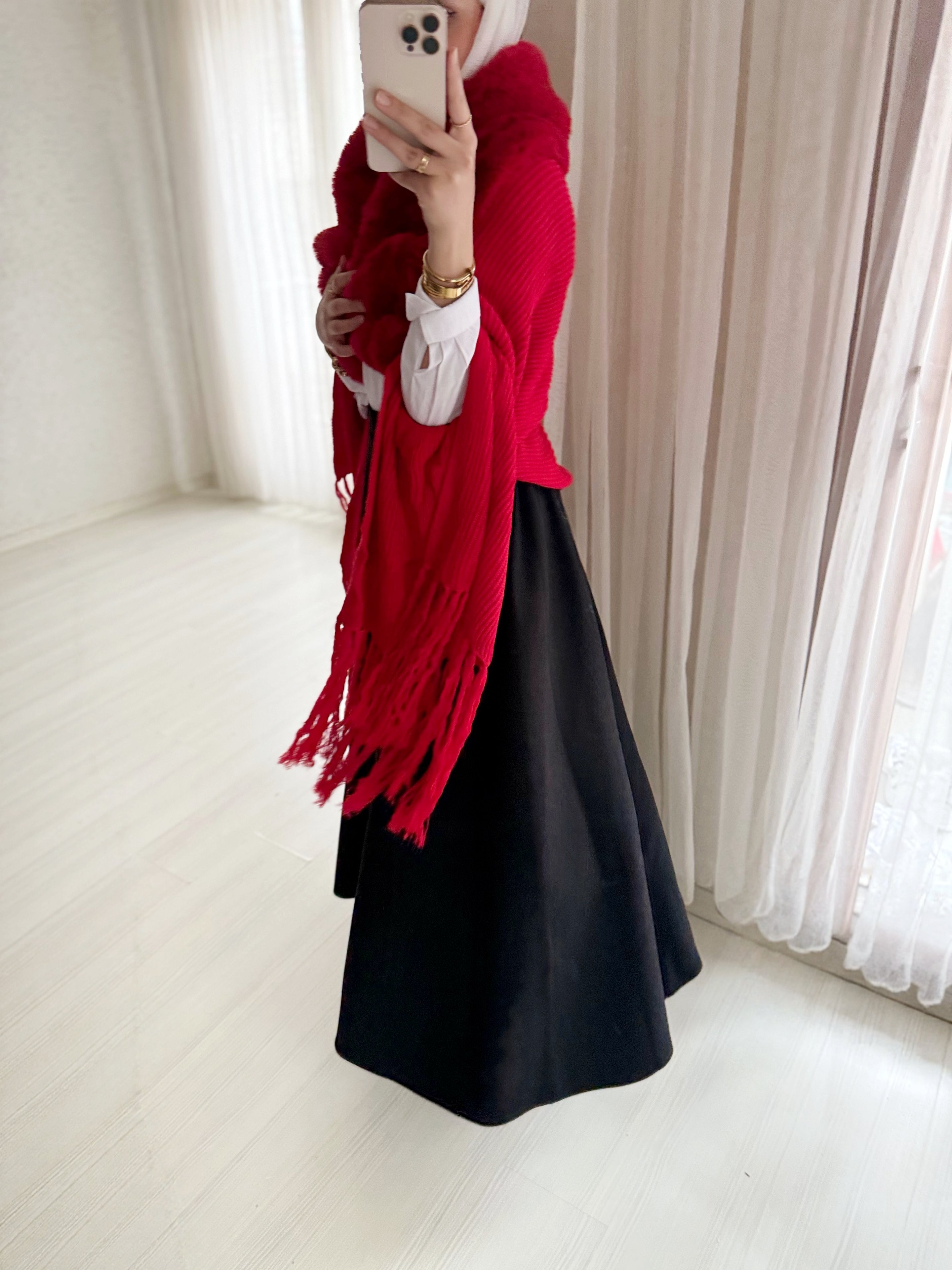 Velvet Touch Kürk Yakalı Triko