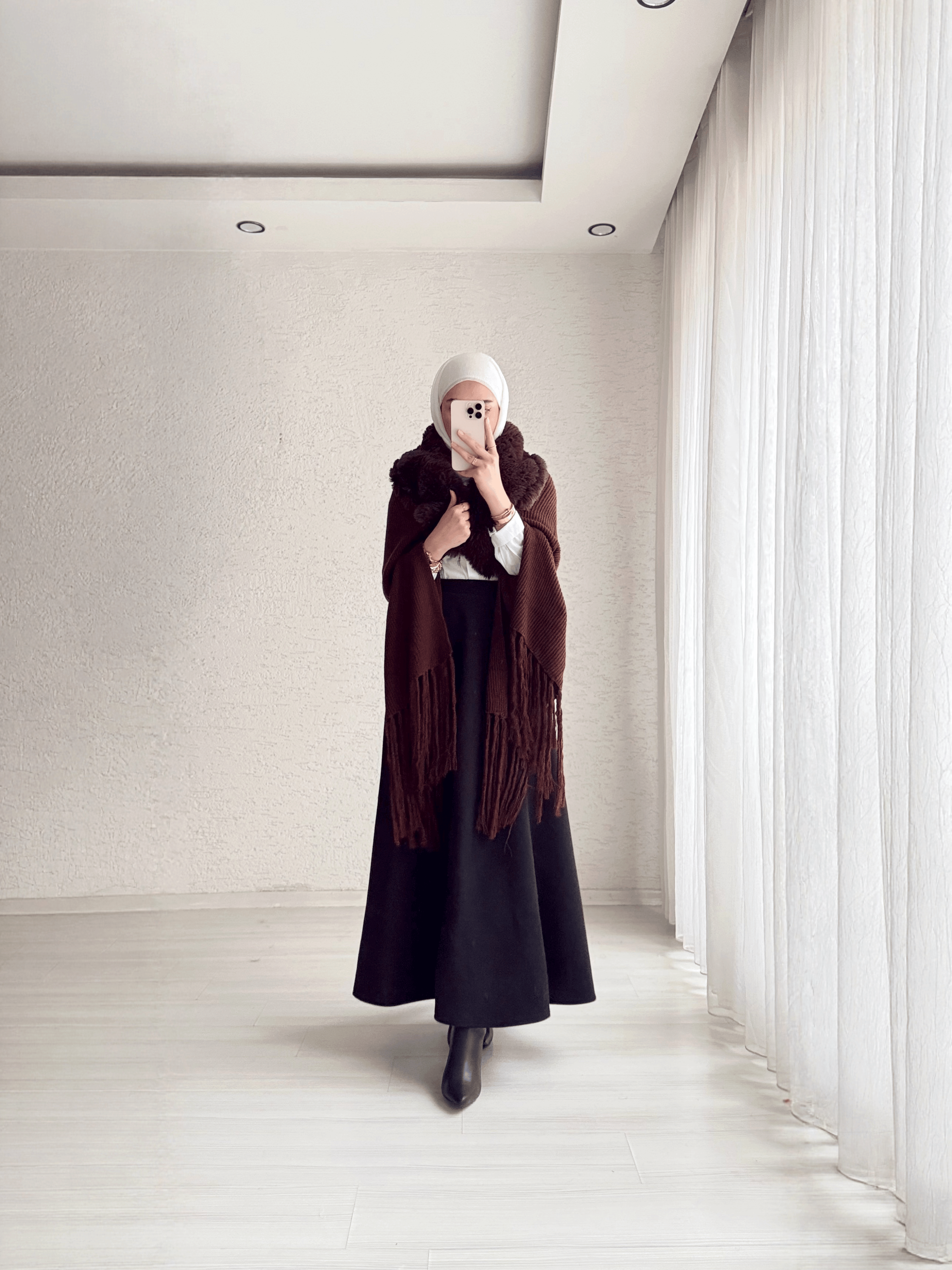 Velvet Touch Kürk Yakalı Triko