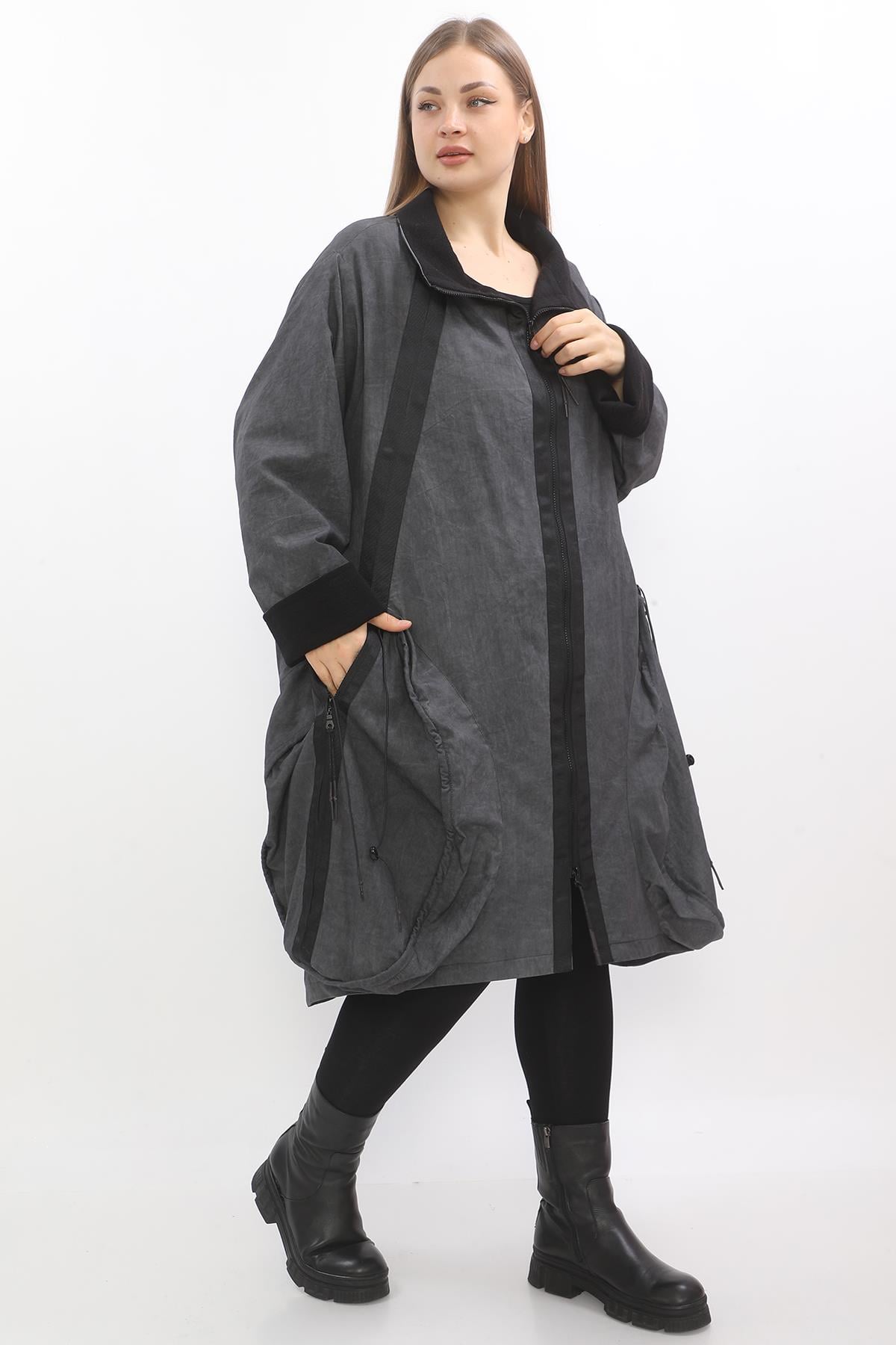 Antrachite Oversize Wool Jacket