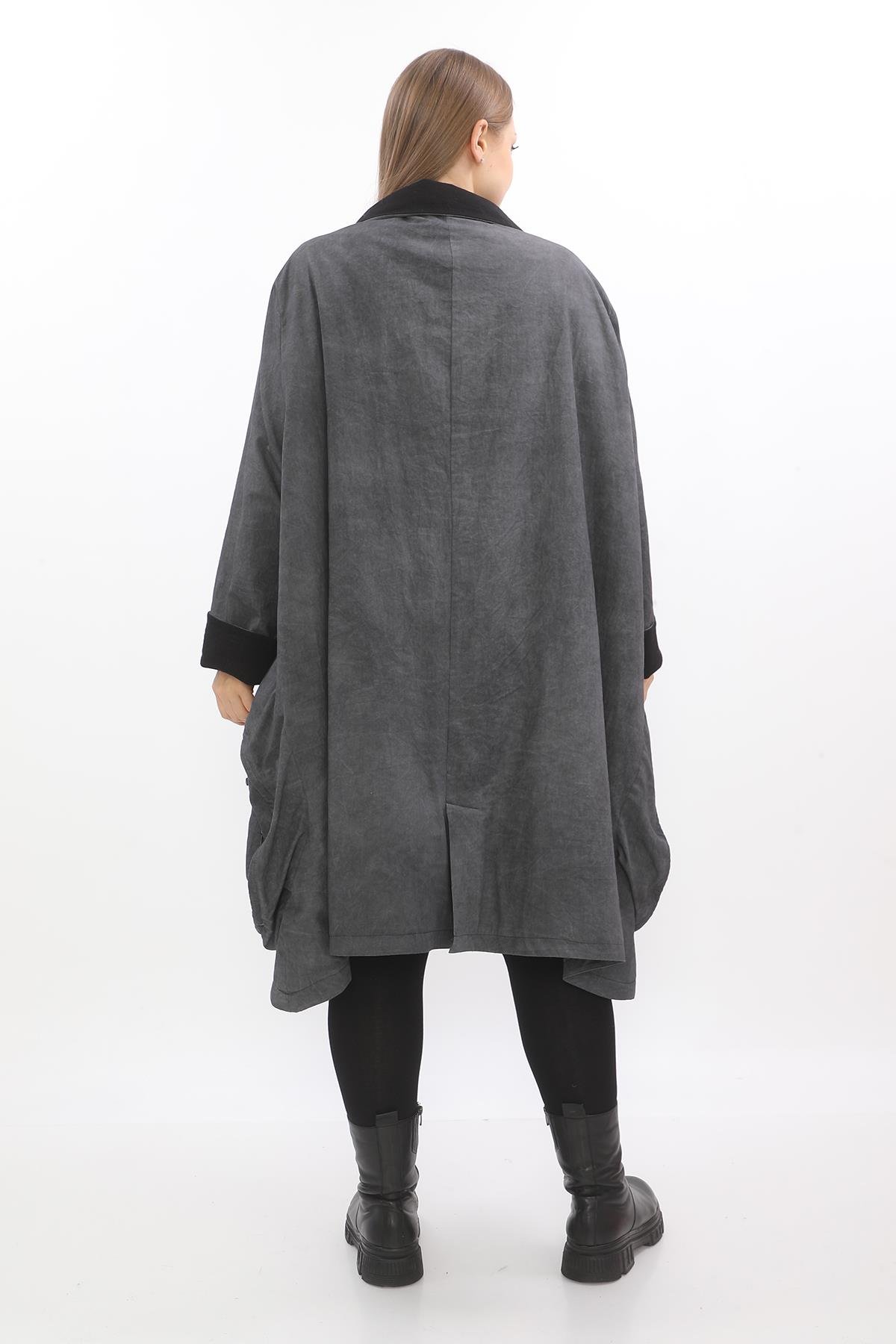 Antrachite Oversize Wool Jacket