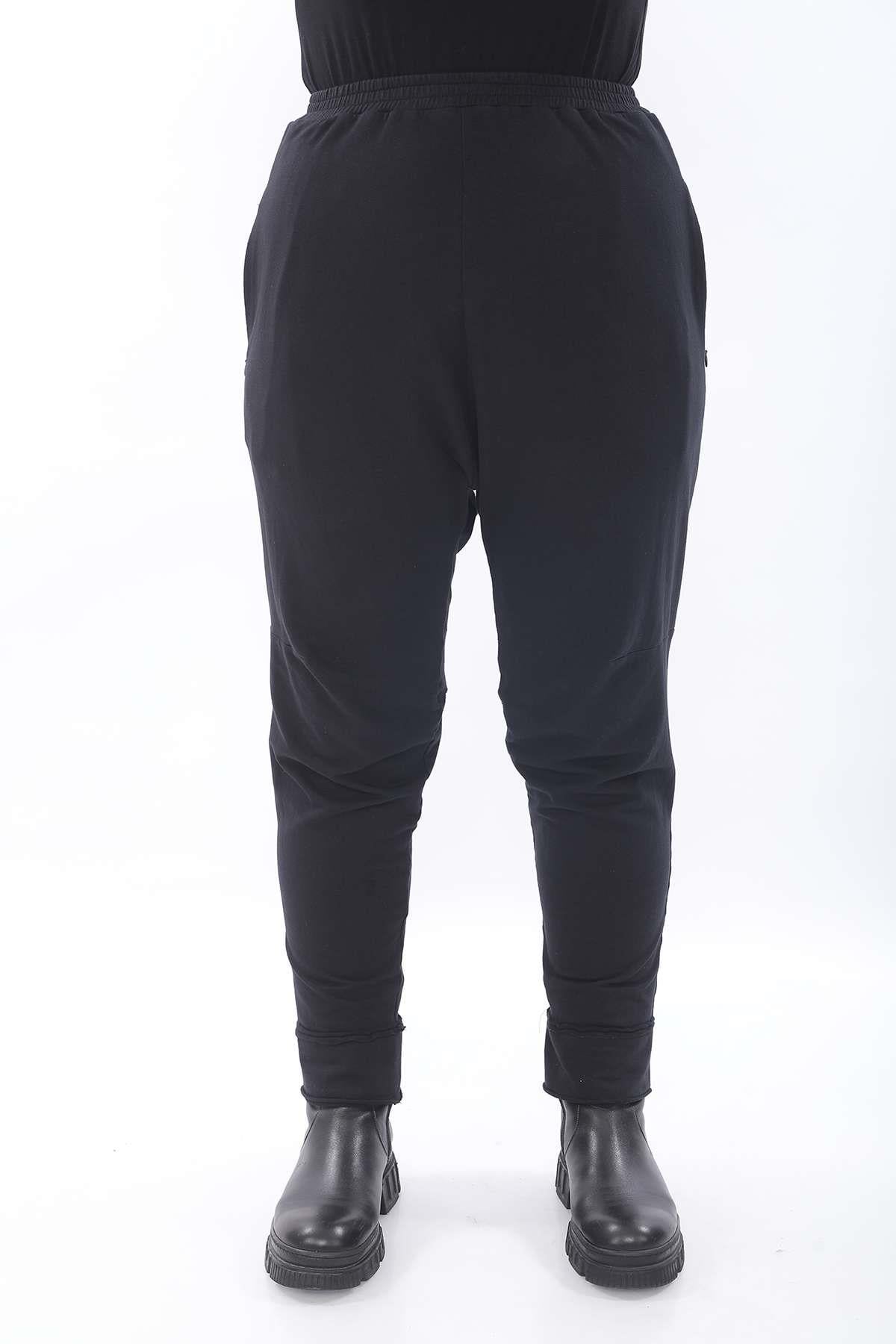 Black Cotton Trouser