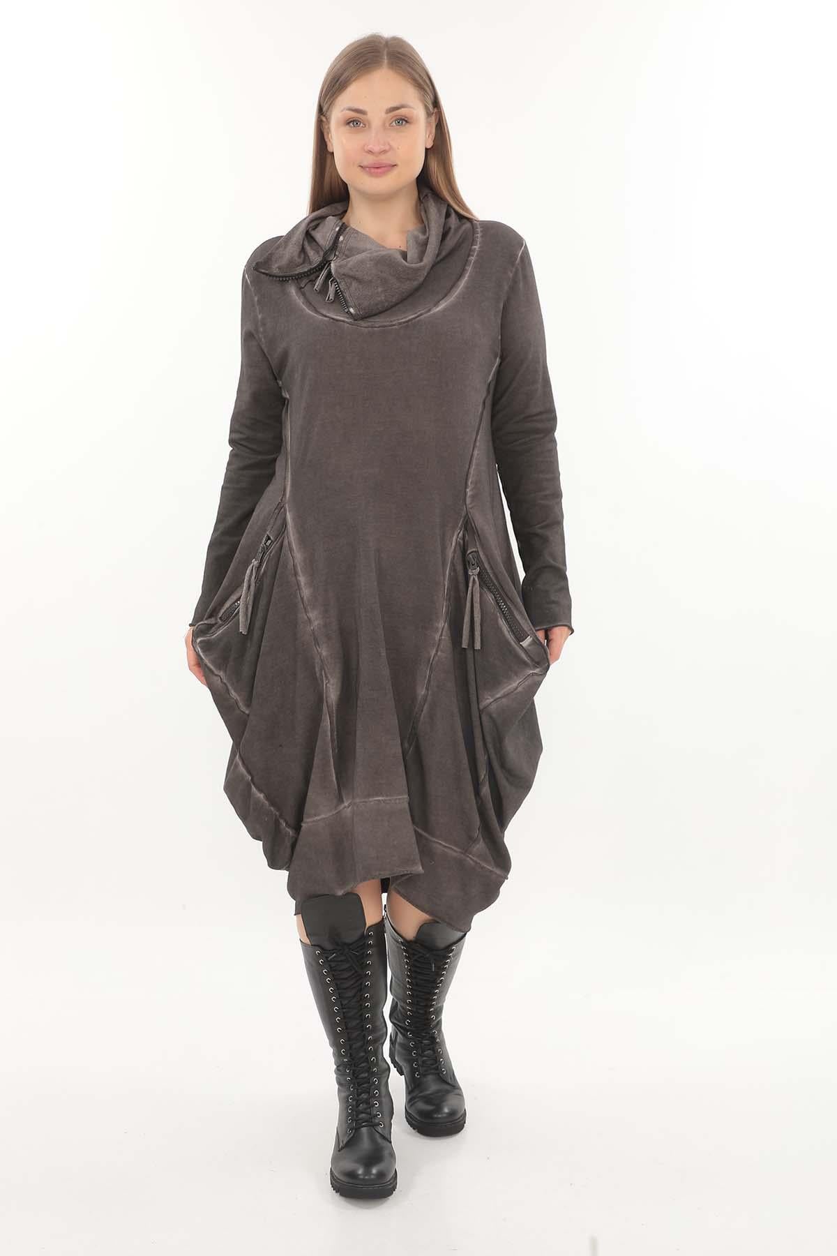 Brown Cotton Tunic 