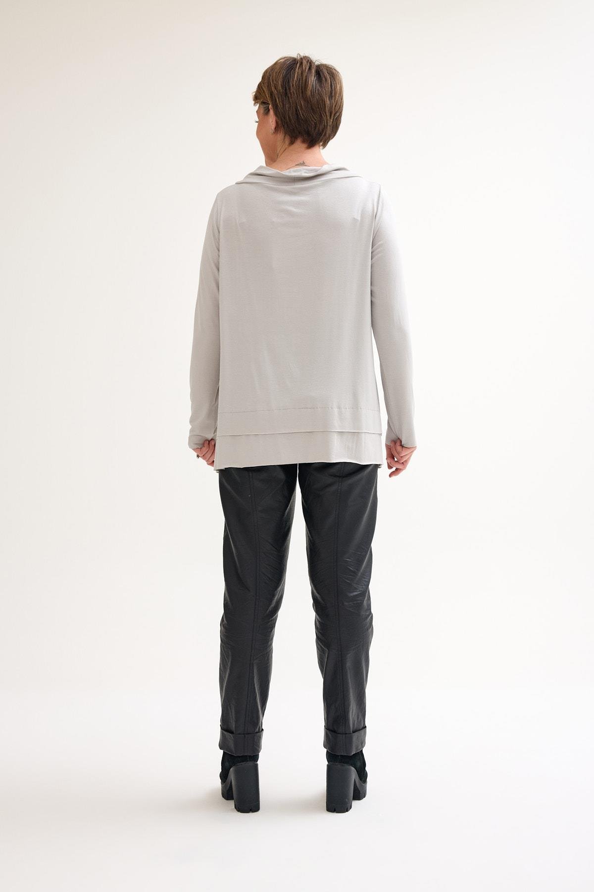 Gray Viscose Tunic