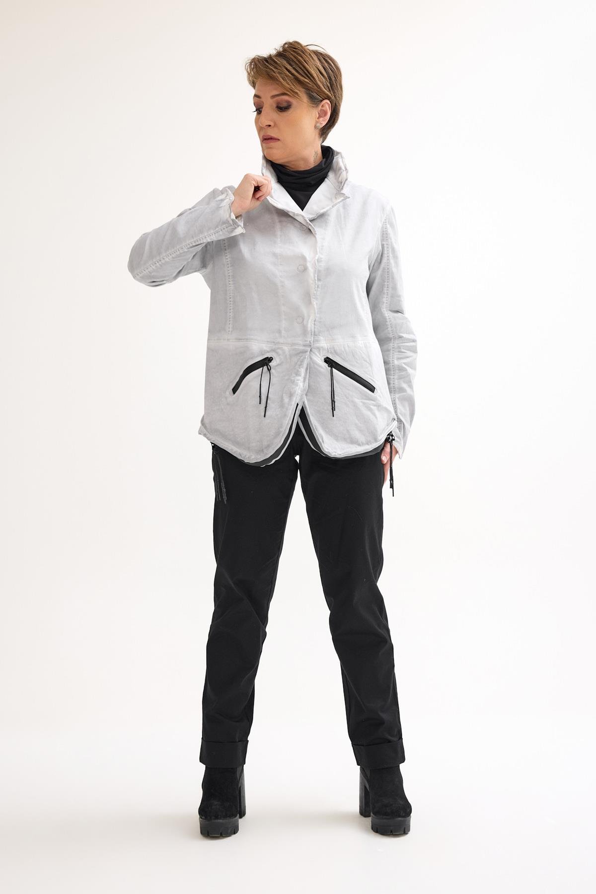 Light Gray Cotton Jacket