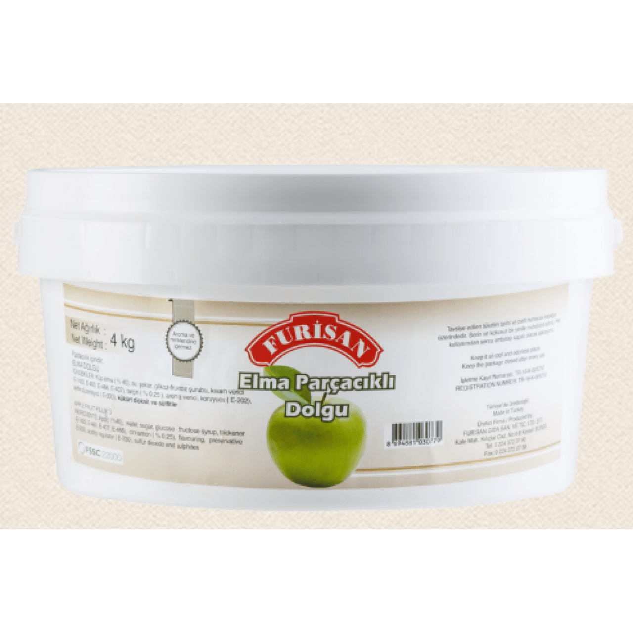 ELMA PARÇACIKLI DOLGU FURİSAN 6 KG