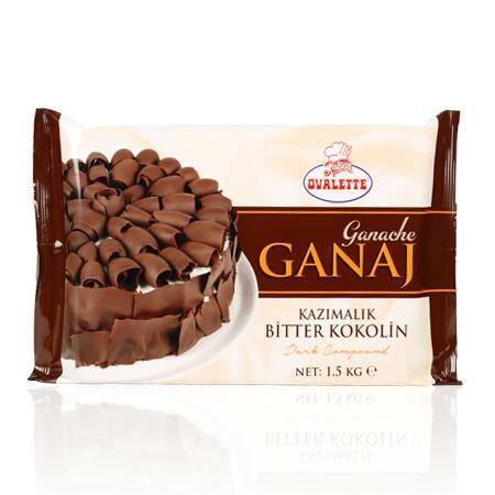 GANAJ ÇİKOLATA BİTTER OVALETTE