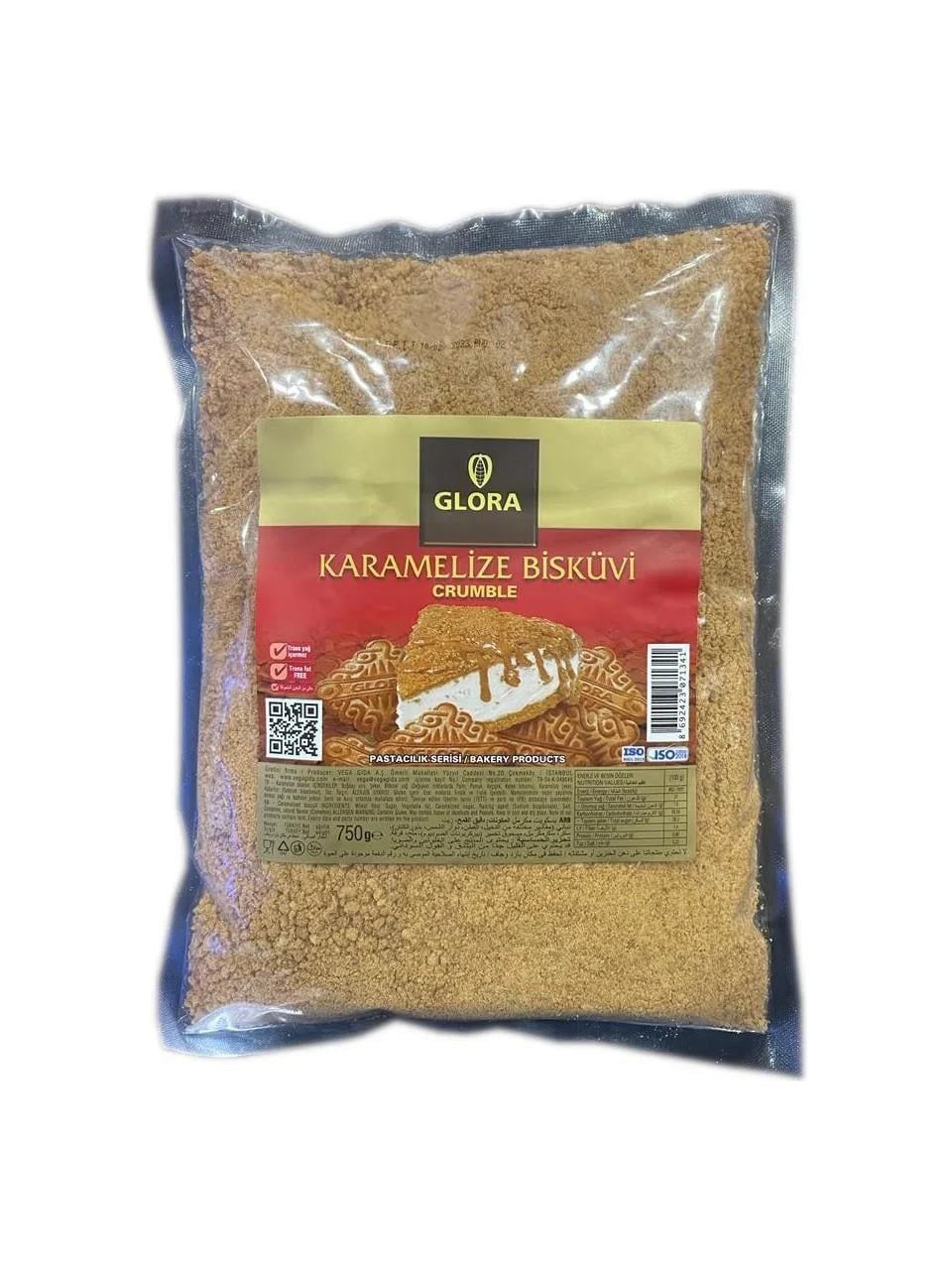 GLORA KARAMELİZE BİSKÜVİ TOZU 750 GR