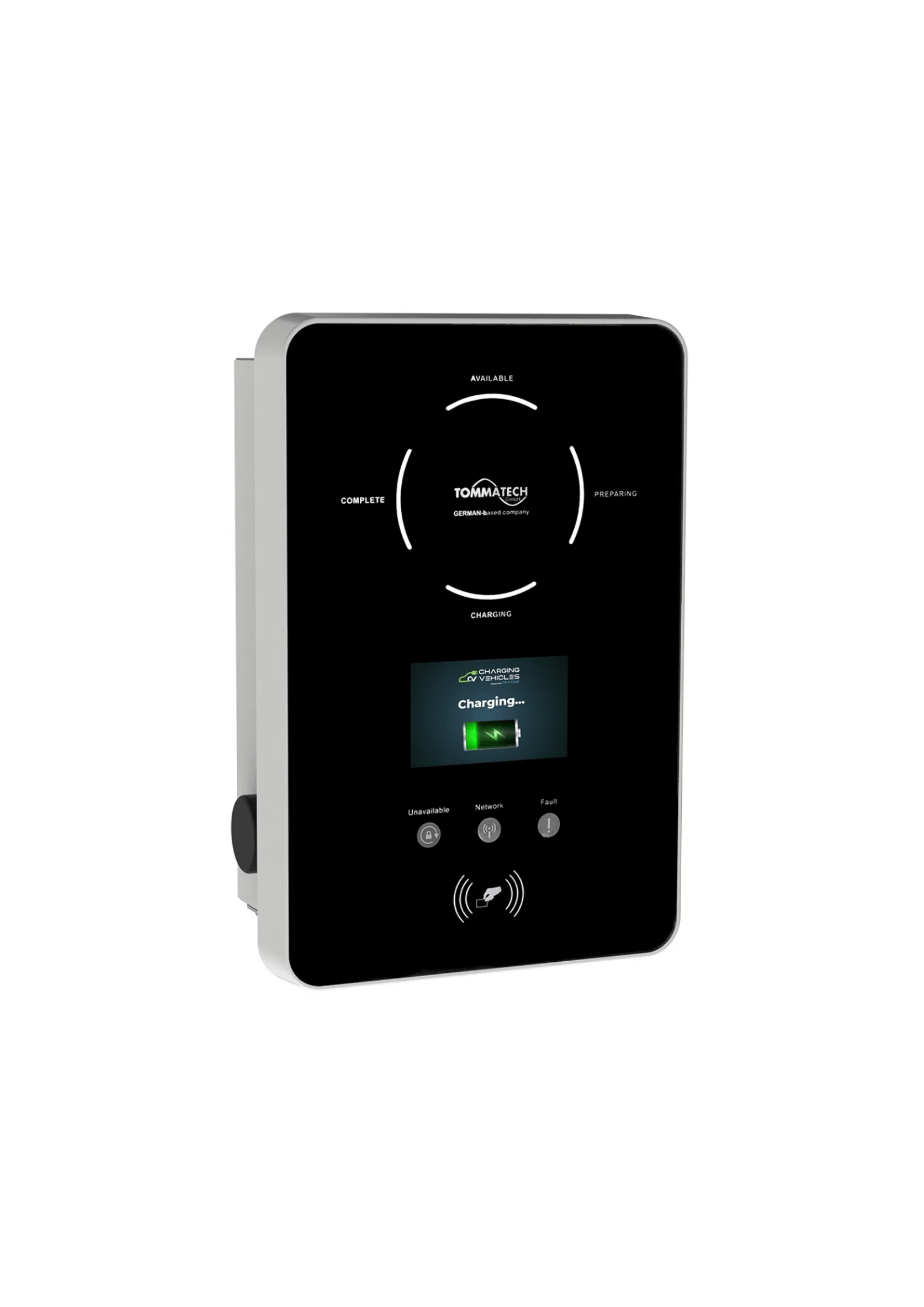 TommaTech Trio 22kW Üç Faz/400V AC Elektrikli Araç Şarj Ünitesi Kablosuz