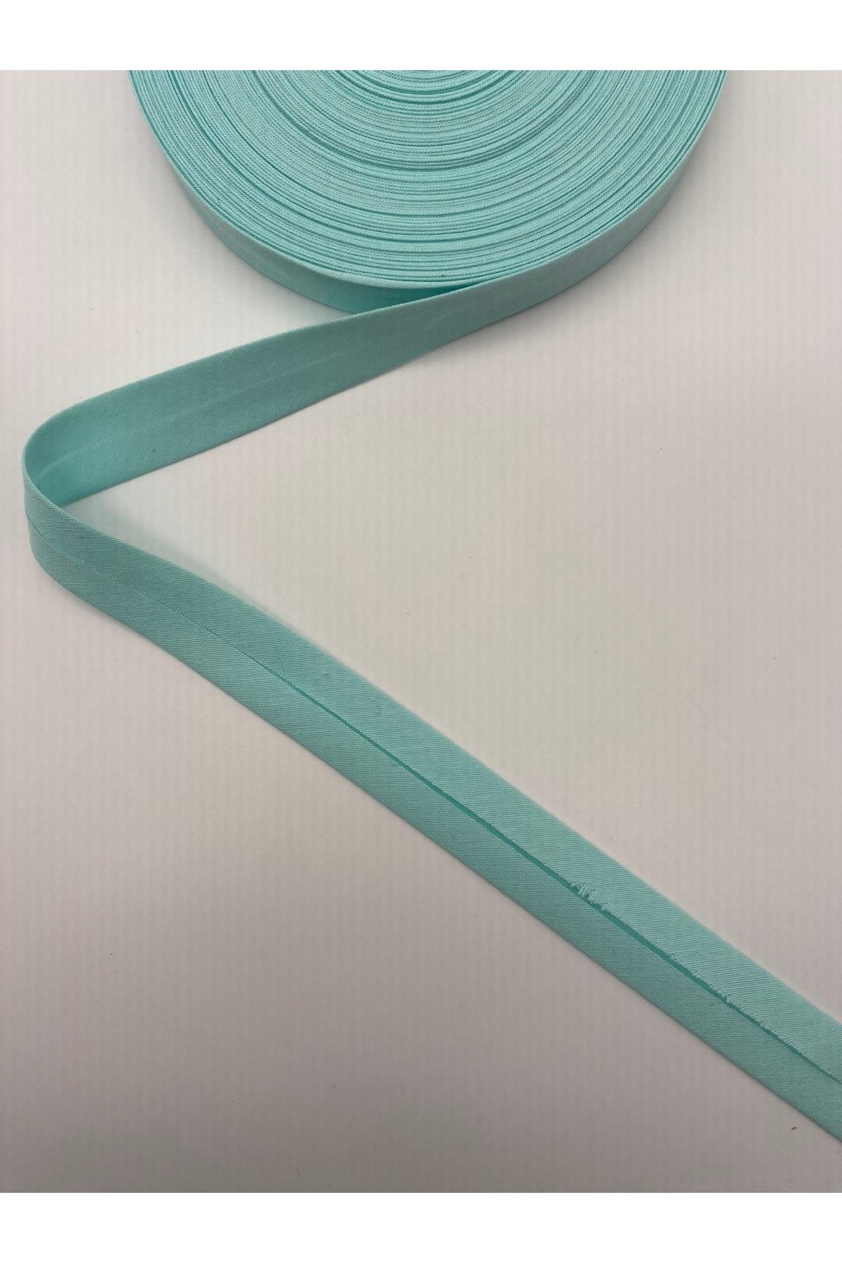 %100 Pamuk (Koton) Biye Sarı 25 Metre Uzunluk- 2 cm Genişlik - Verev Katlı Koton Biye 25 Metre No:38