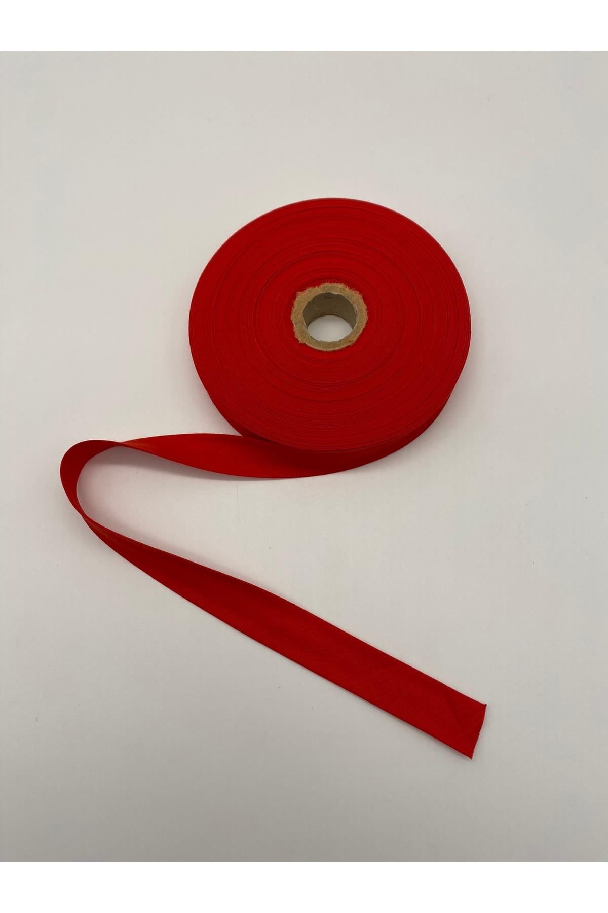%100 Pamuk (Koton) Biye Sarı 25 Metre Uzunluk- 2 cm Genişlik - Verev Katlı Koton Biye 25 Metre No:38