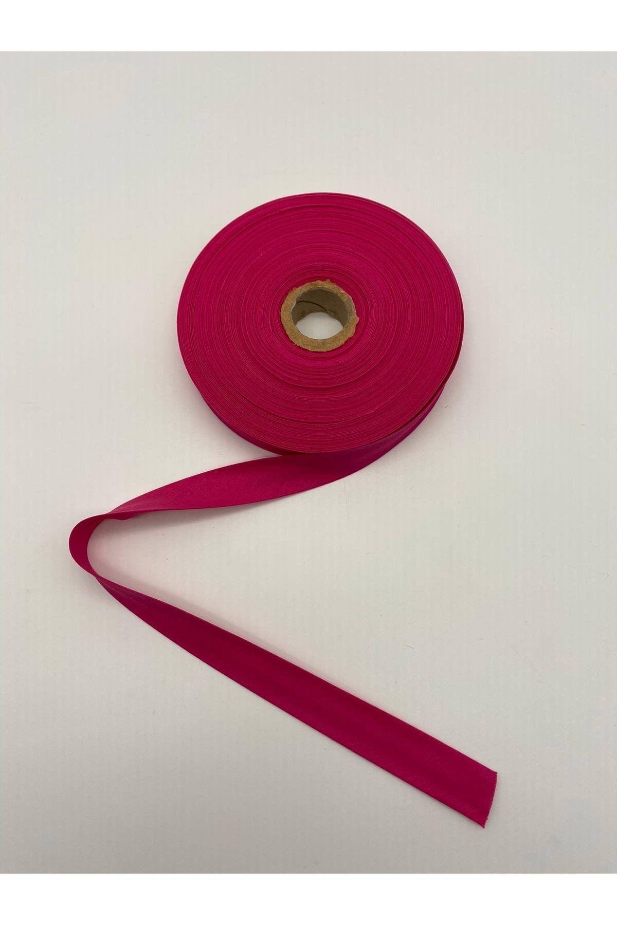 %100 Pamuk (Koton) Biye Sarı 25 Metre Uzunluk- 2 cm Genişlik - Verev Katlı Koton Biye 25 Metre No:38