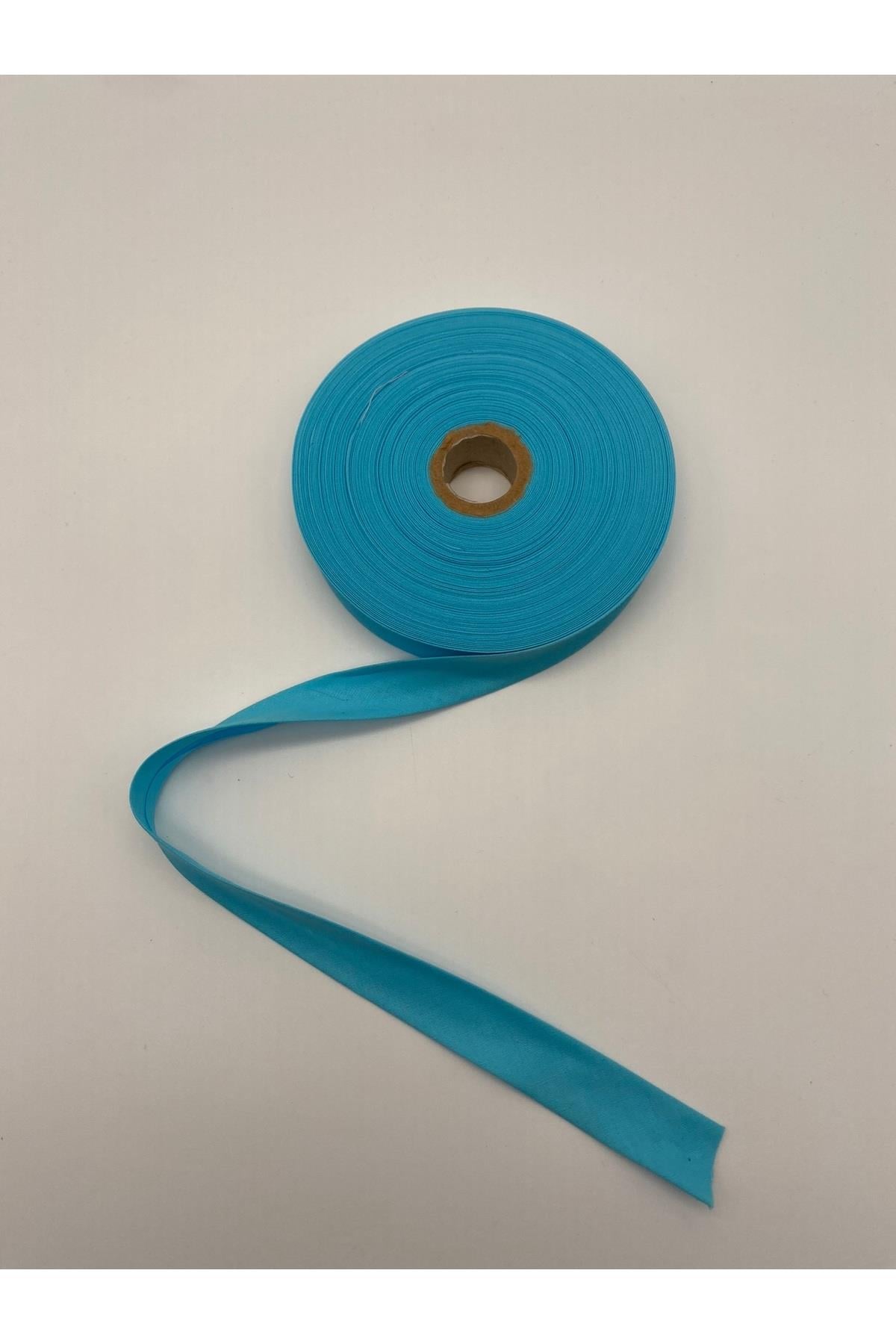 %100 Pamuk (Koton) Biye Sarı 25 Metre Uzunluk- 2 cm Genişlik - Verev Katlı Koton Biye 25 Metre No:38
