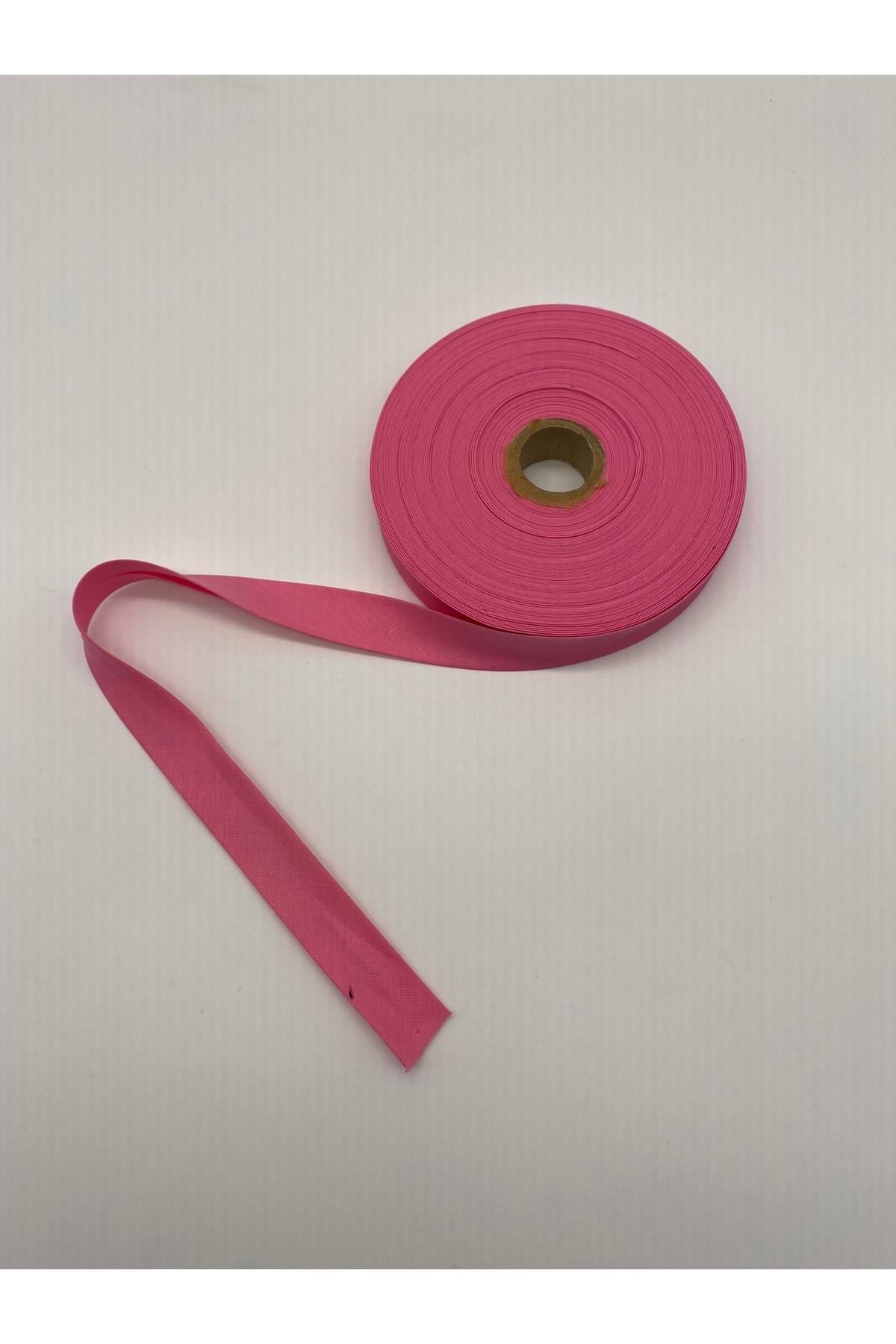 %100 Pamuk (Koton) Biye Sarı 25 Metre Uzunluk- 2 cm Genişlik - Verev Katlı Koton Biye 25 Metre No:38