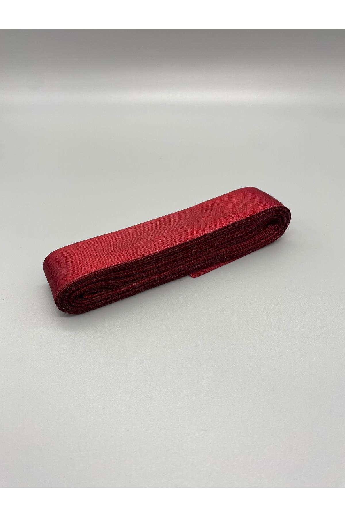 Bordo Saten Kurdele 3 Cm 10 Metre Takı Geniş Saten, Bohça-süsleme-dekor Kurdela No:40