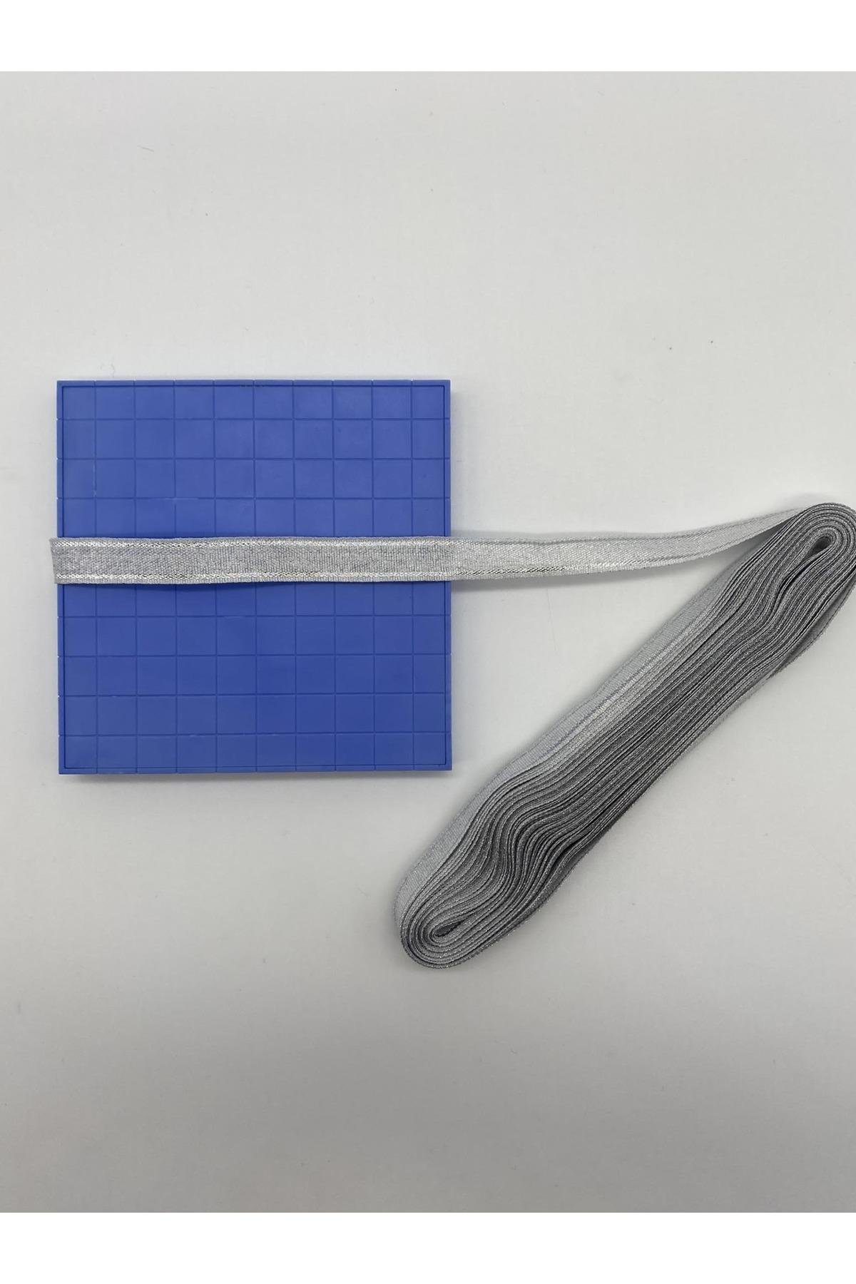 Komple Sim Silver-Gümüş Kurdele 1 cm 10 Metre,Dekor-Bohça-Çeyiz-Kına-Özel Gün-Hediye-Süsleme Kurdele