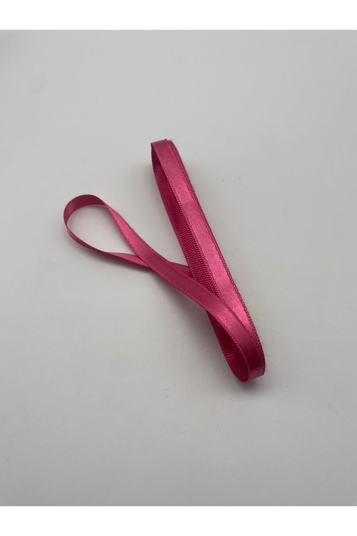 Sarı Saten Kurdele 1 cm 10 Metre, Bohça-Süsleme-Dekor-Çeyiz Kurdela No:5