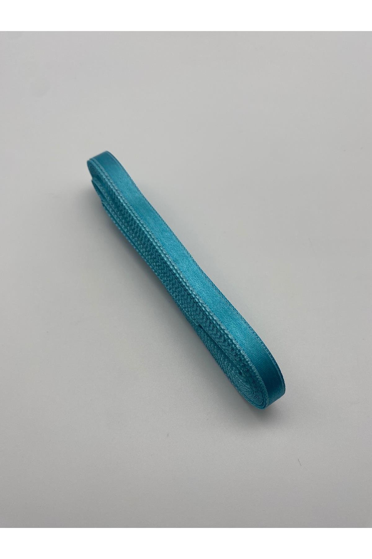 Sarı Saten Kurdele 1 cm 10 Metre, Bohça-Süsleme-Dekor-Çeyiz Kurdela No:5