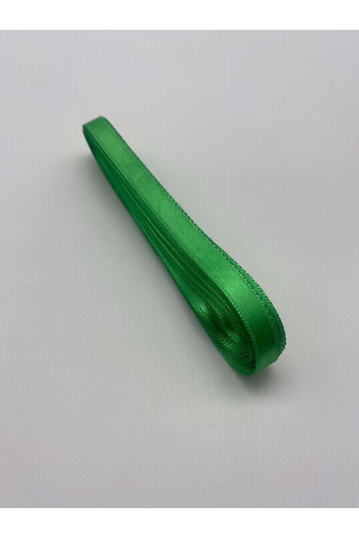 Sarı Saten Kurdele 1 cm 10 Metre, Bohça-Süsleme-Dekor-Çeyiz Kurdela No:5