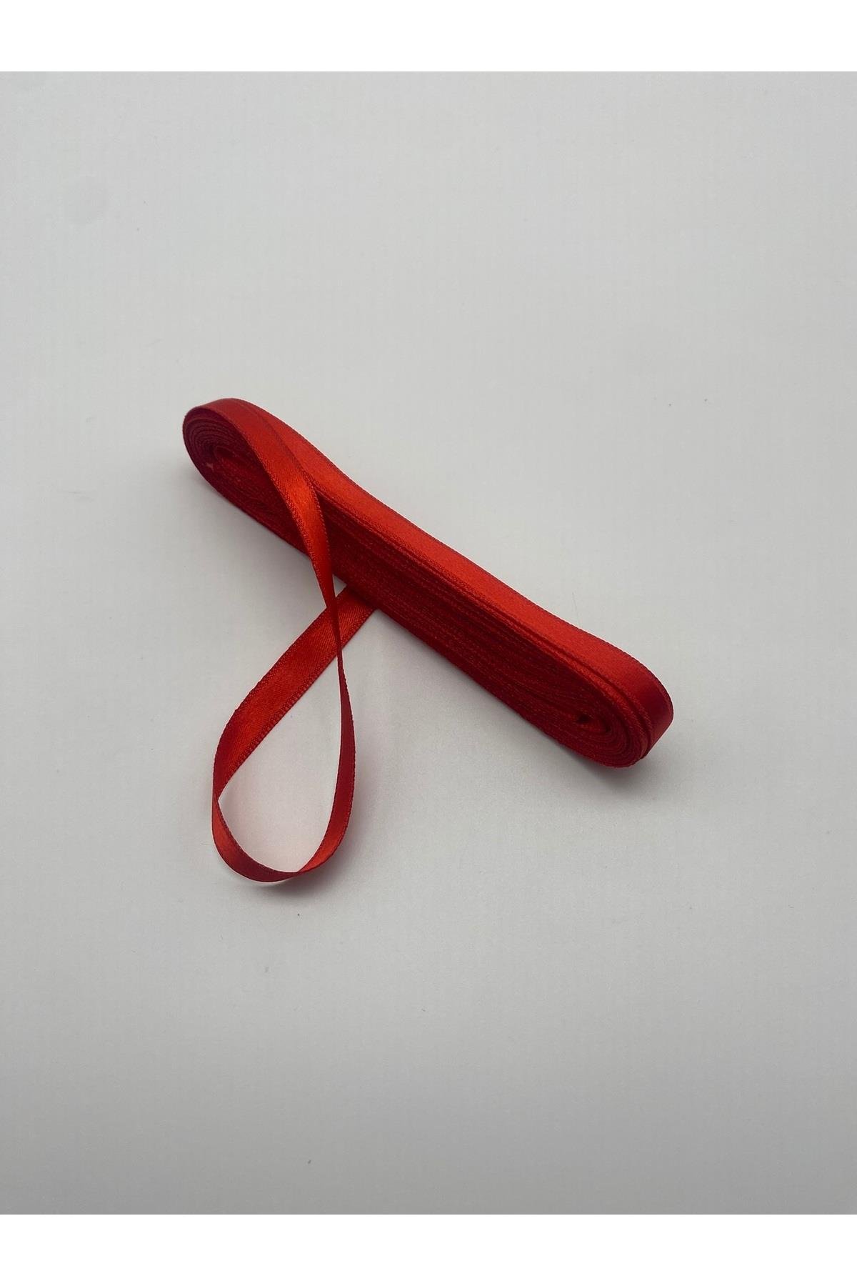 Sarı Saten Kurdele 1 cm 10 Metre, Bohça-Süsleme-Dekor-Çeyiz Kurdela No:5