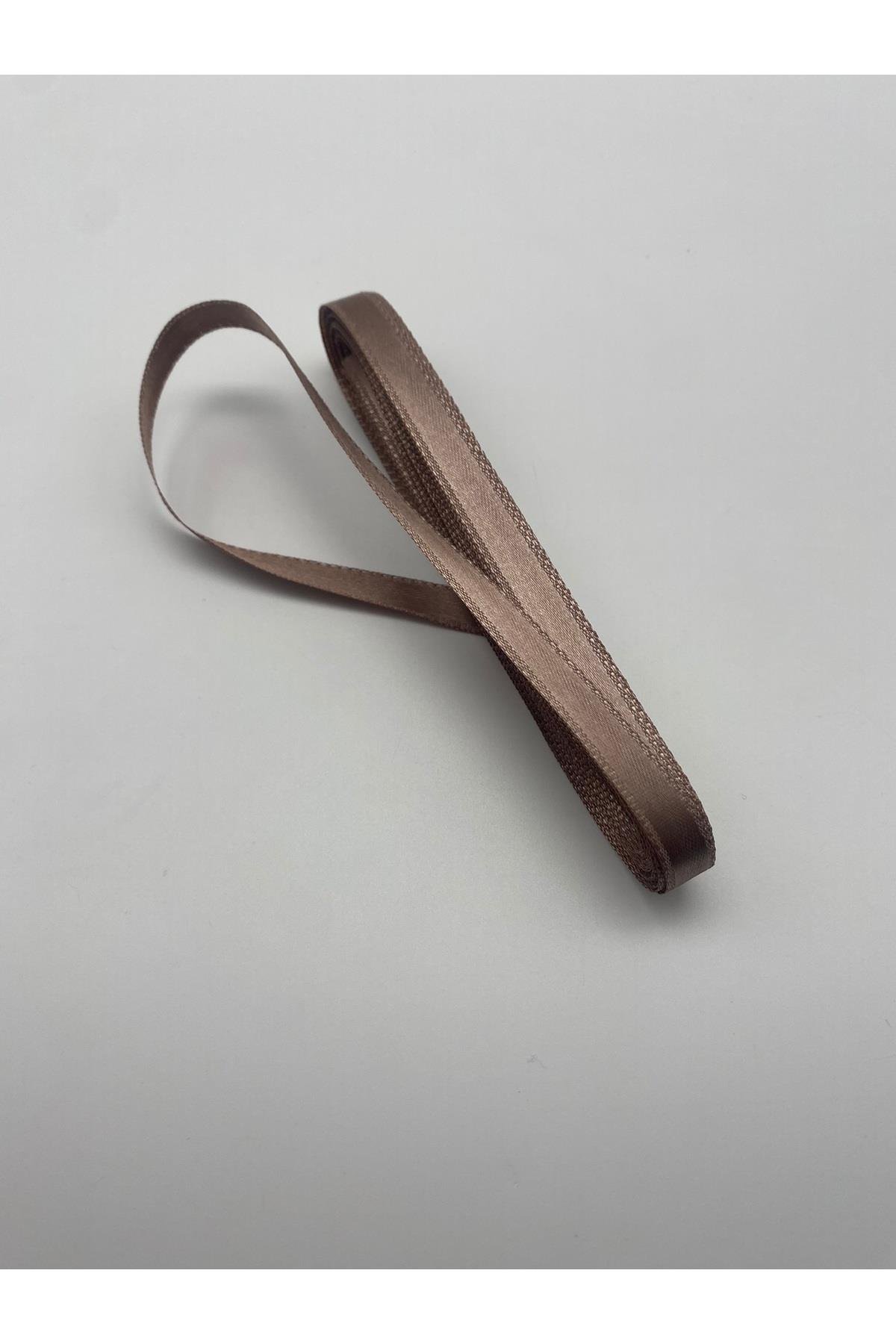 Sarı Saten Kurdele 1 cm 10 Metre, Bohça-Süsleme-Dekor-Çeyiz Kurdela No:5