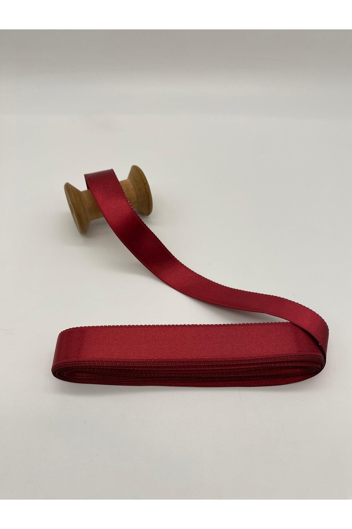 Siyah Saten Kurdele 2 cm 10 Metre / Bohça-Süsleme-Dekor-Çiçek Kurdela No: 43
