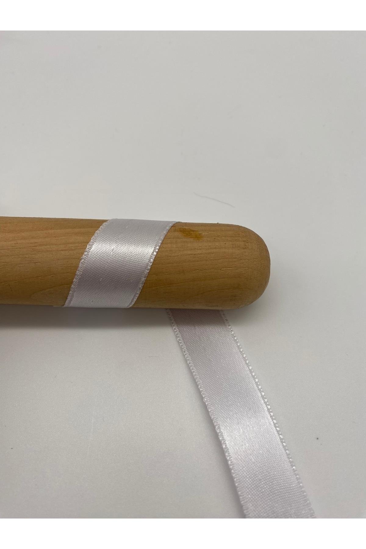 Siyah Saten Kurdele 2 cm 10 Metre / Bohça-Süsleme-Dekor-Çiçek Kurdela No: 43