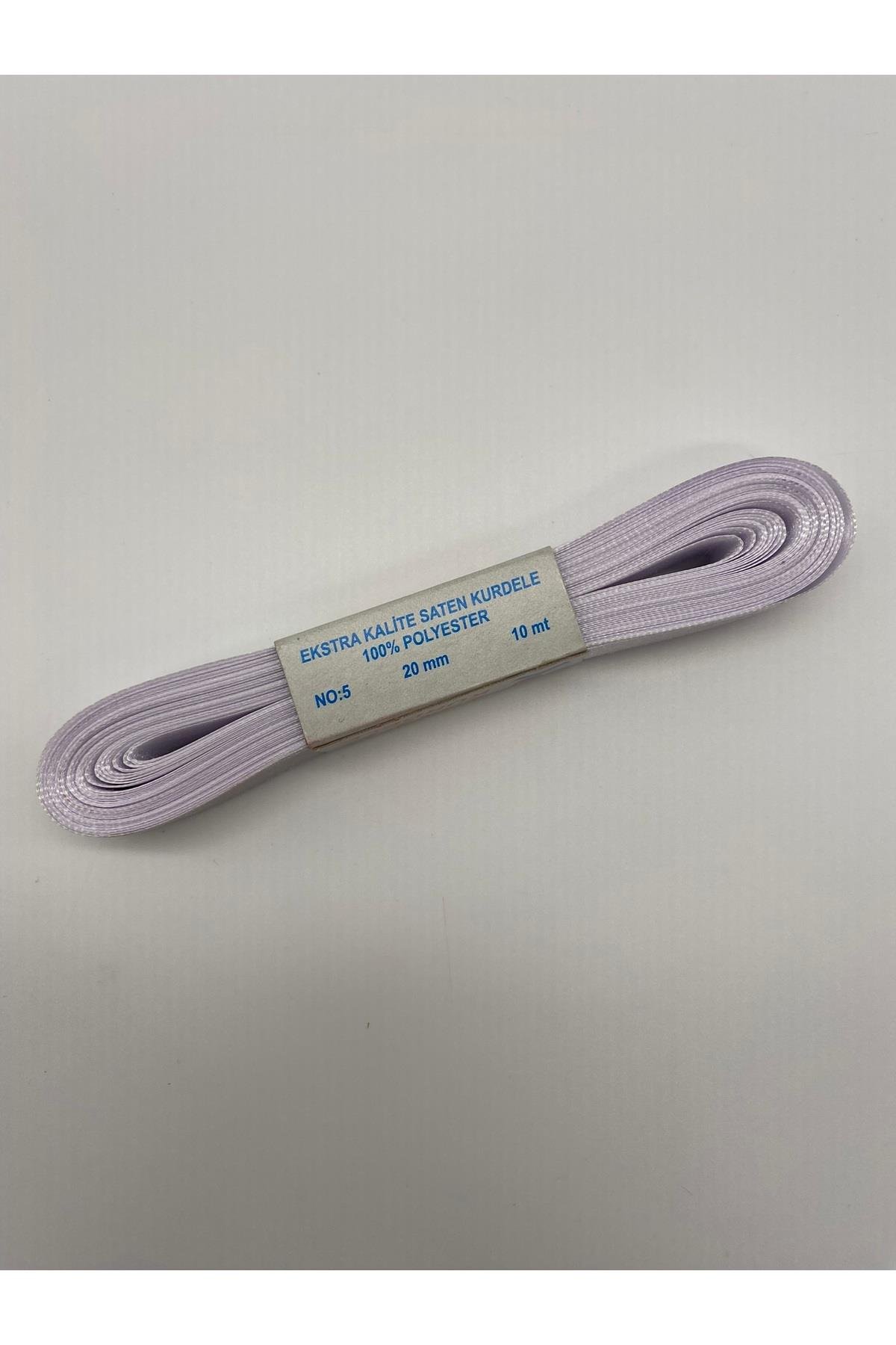 Siyah Saten Kurdele 2 cm 10 Metre / Bohça-Süsleme-Dekor-Çiçek Kurdela No: 43