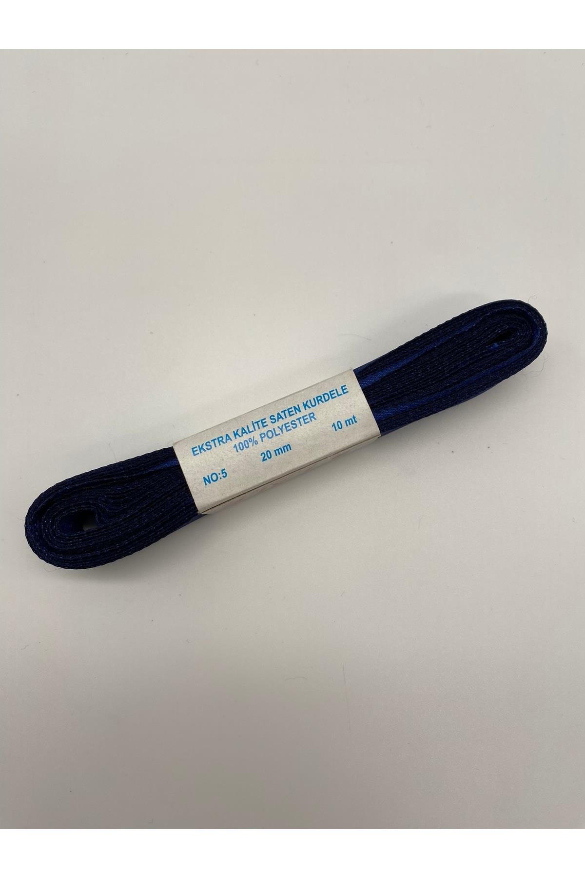 Siyah Saten Kurdele 2 cm 10 Metre / Bohça-Süsleme-Dekor-Çiçek Kurdela No: 43