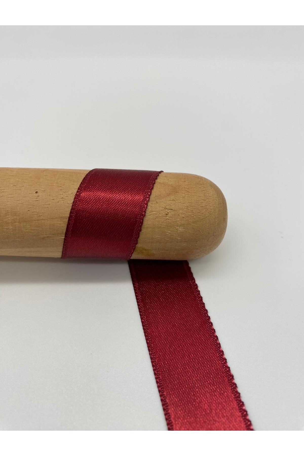 Siyah Saten Kurdele 2 cm 10 Metre / Bohça-Süsleme-Dekor-Çiçek Kurdela No: 43