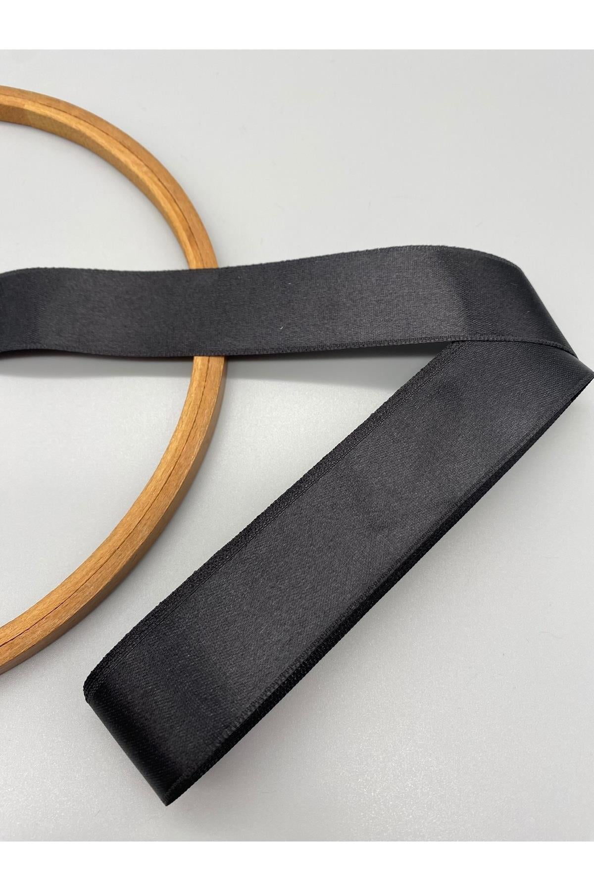 Zümrüt- Koyu Yeşil Saten Kurdele 4 cm 10 Metre Geniş Saten, Yılbaşı Süsleme Kurdela No:30