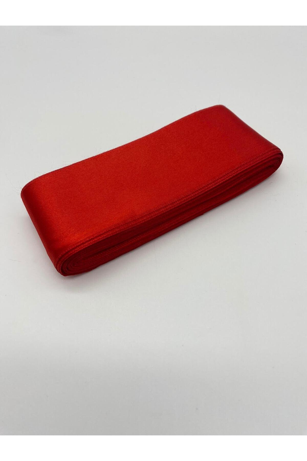 Zümrüt-Koyu Yeşil Saten Kurdele 6 cm 10 Metre Geniş Saten, Bohça-Yılbaşı Süsleme-Dekor Kurdela No:30